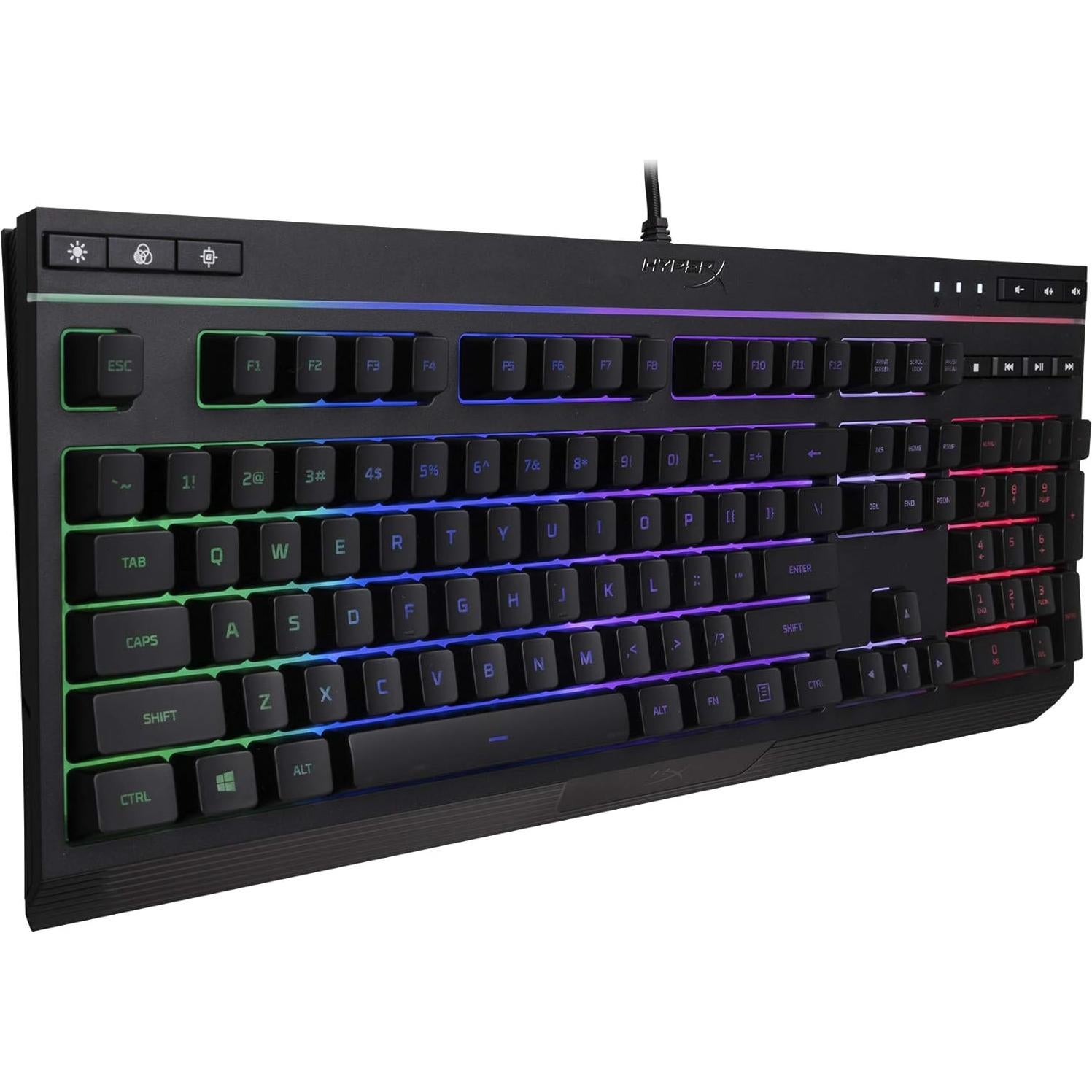 Teclado HyperX Alloy Core RGB + Reposamuñecas Gel Negro