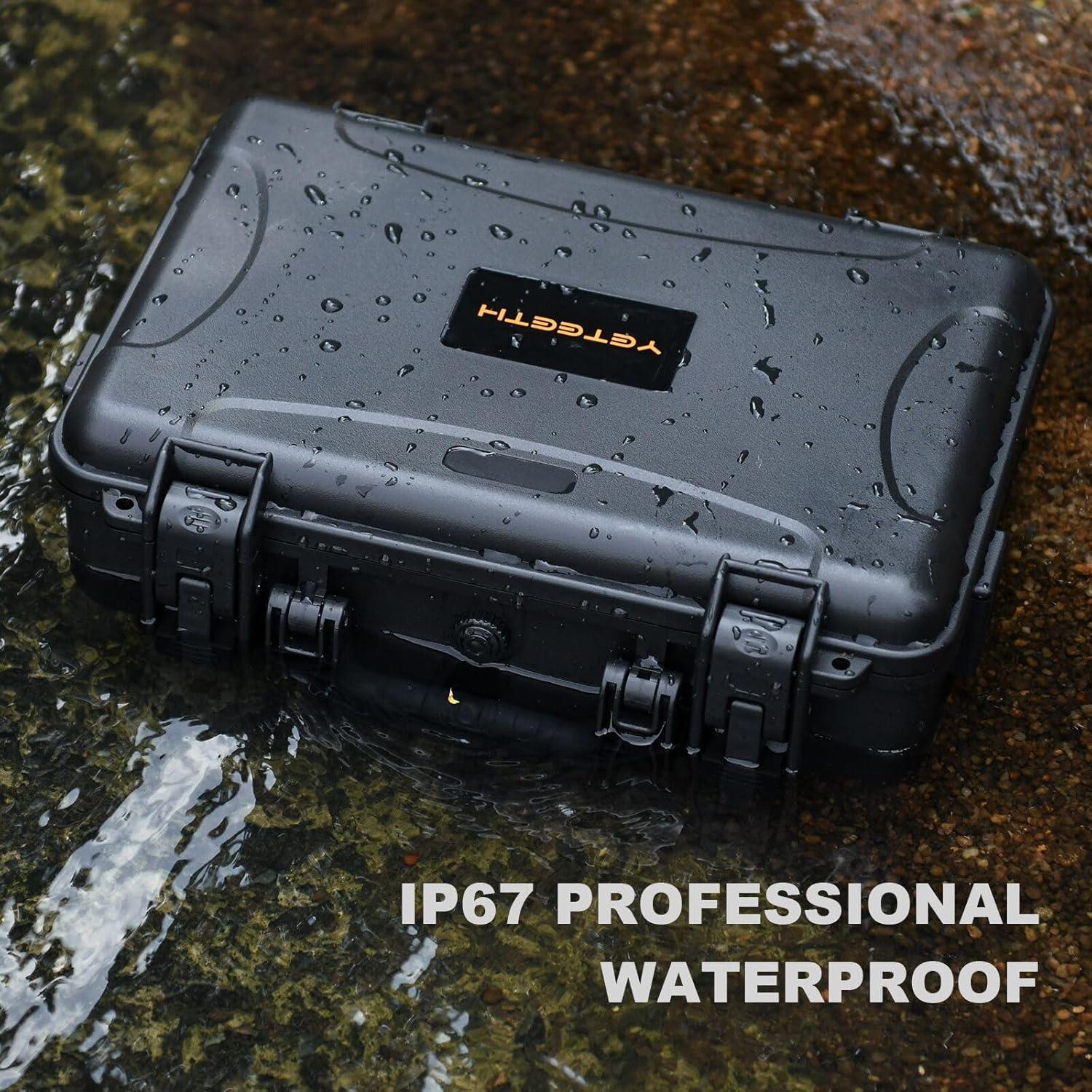 Estuche Duro Impermeable KEKETOHA para DJI Mini 4 Pro - Negro