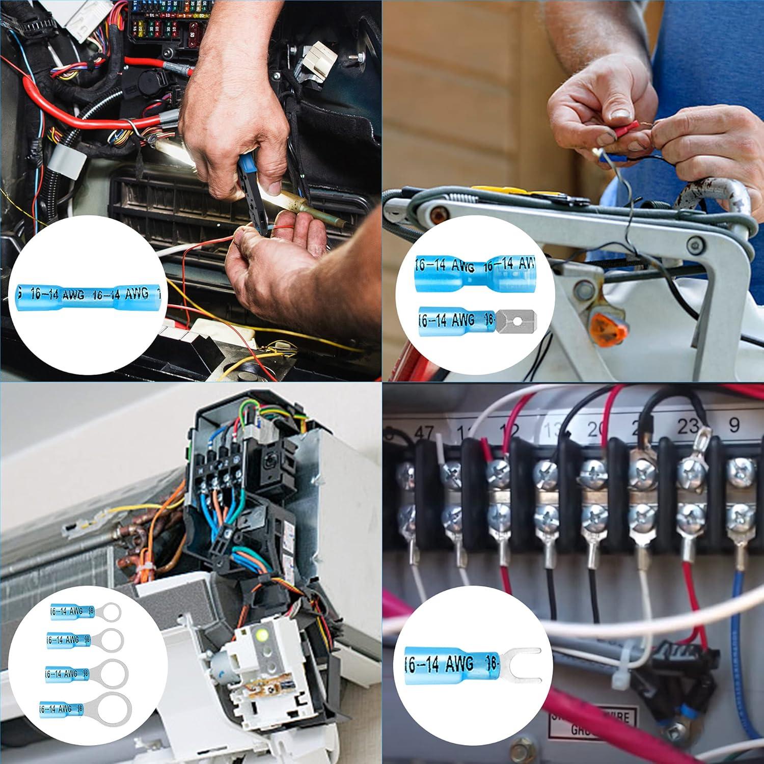 Kit de Conectores de Cable Termocontraíbles Kuject 90 Piezas