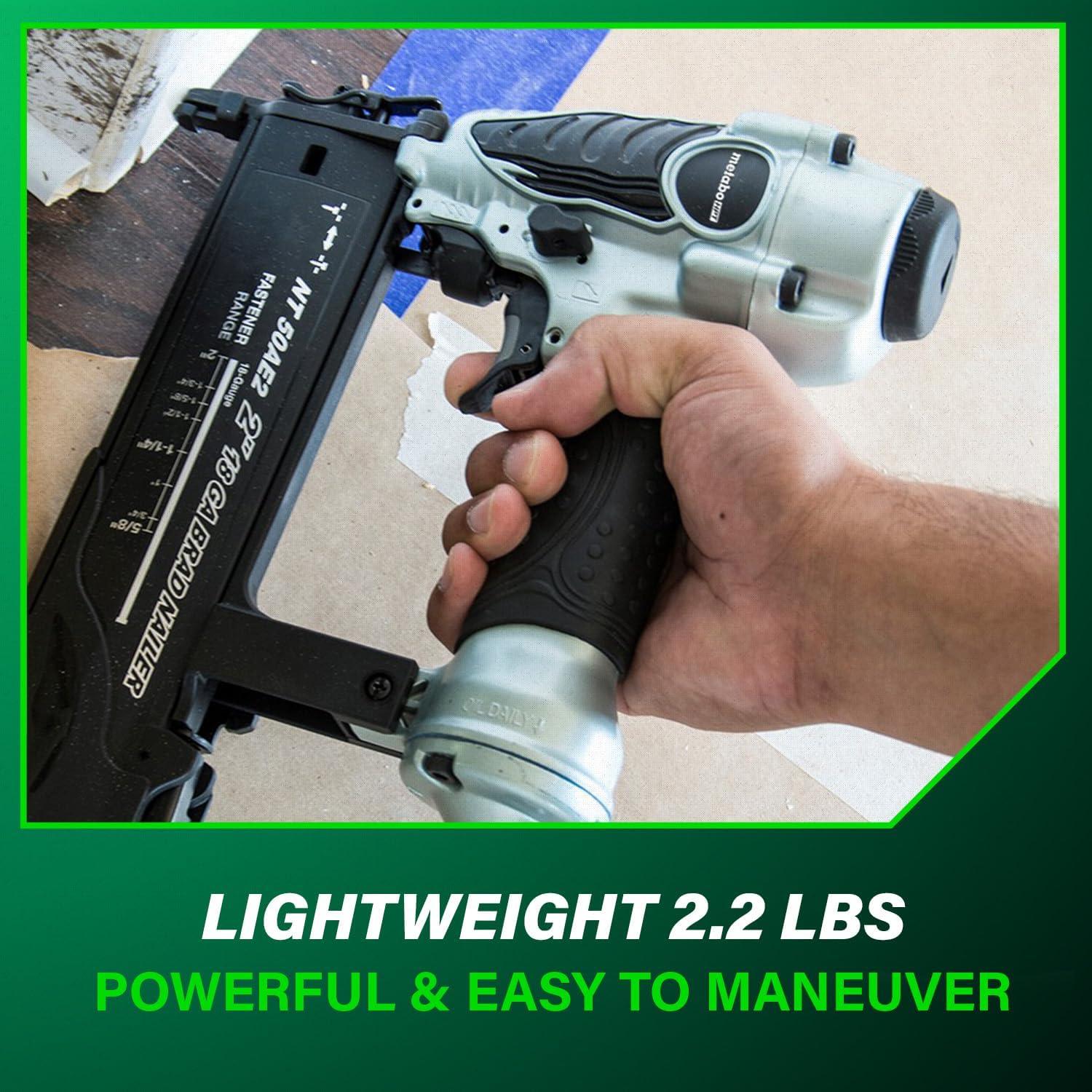 Clavadora Neumática Metabo HPT NT50AE2 18 GA Ligera 0.99 kg