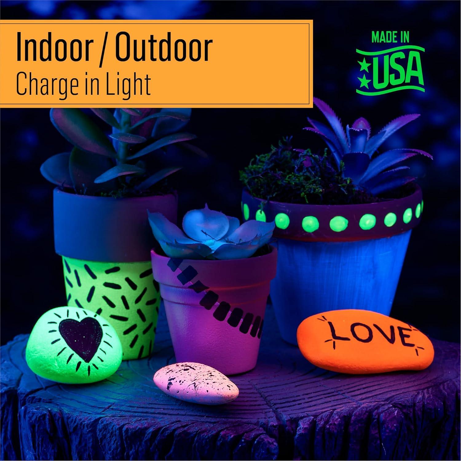 Pintura Acrílica que Brilla en la Oscuridad FolkArt 236 ml Verde