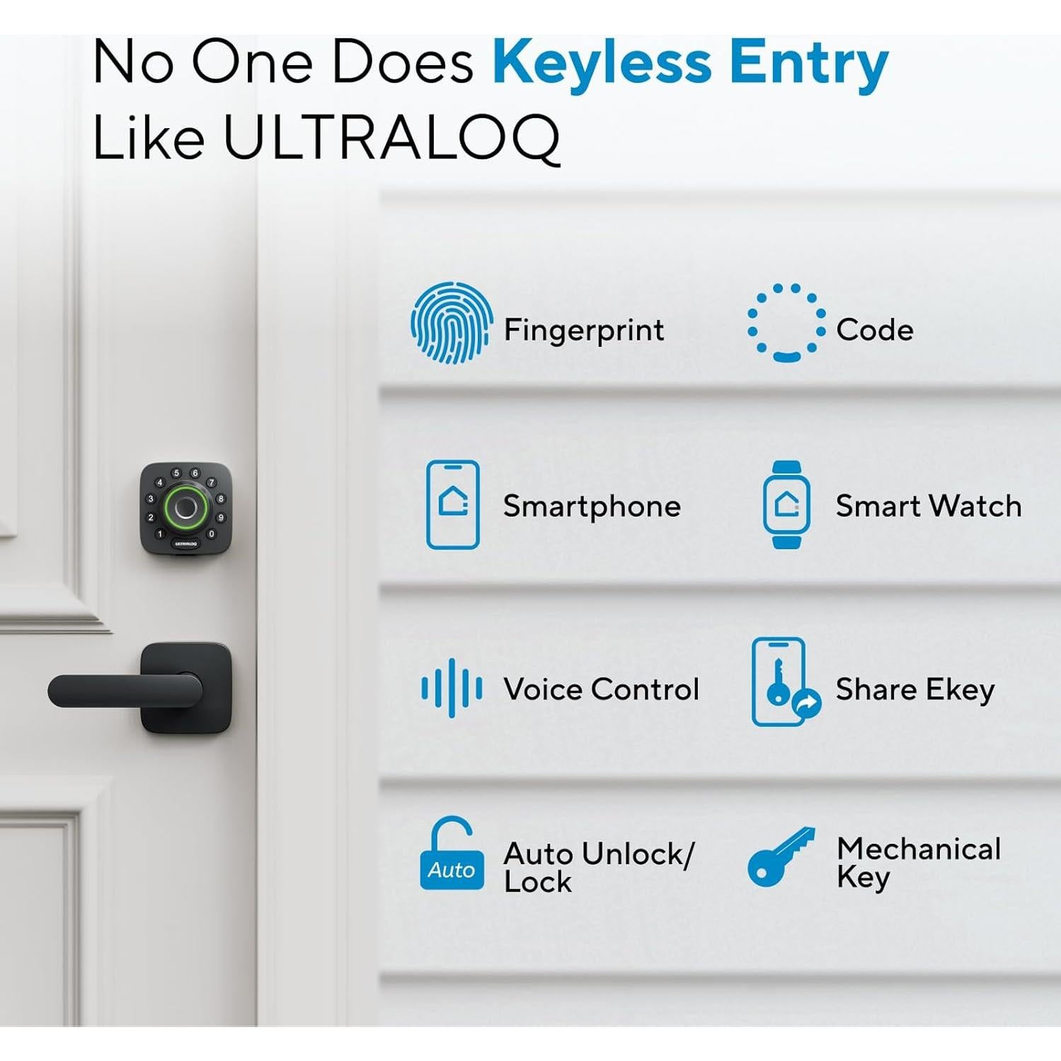 Cerradura Inteligente ULTRALOQ U-Bolt Pro WiFi con Huella Dactilar