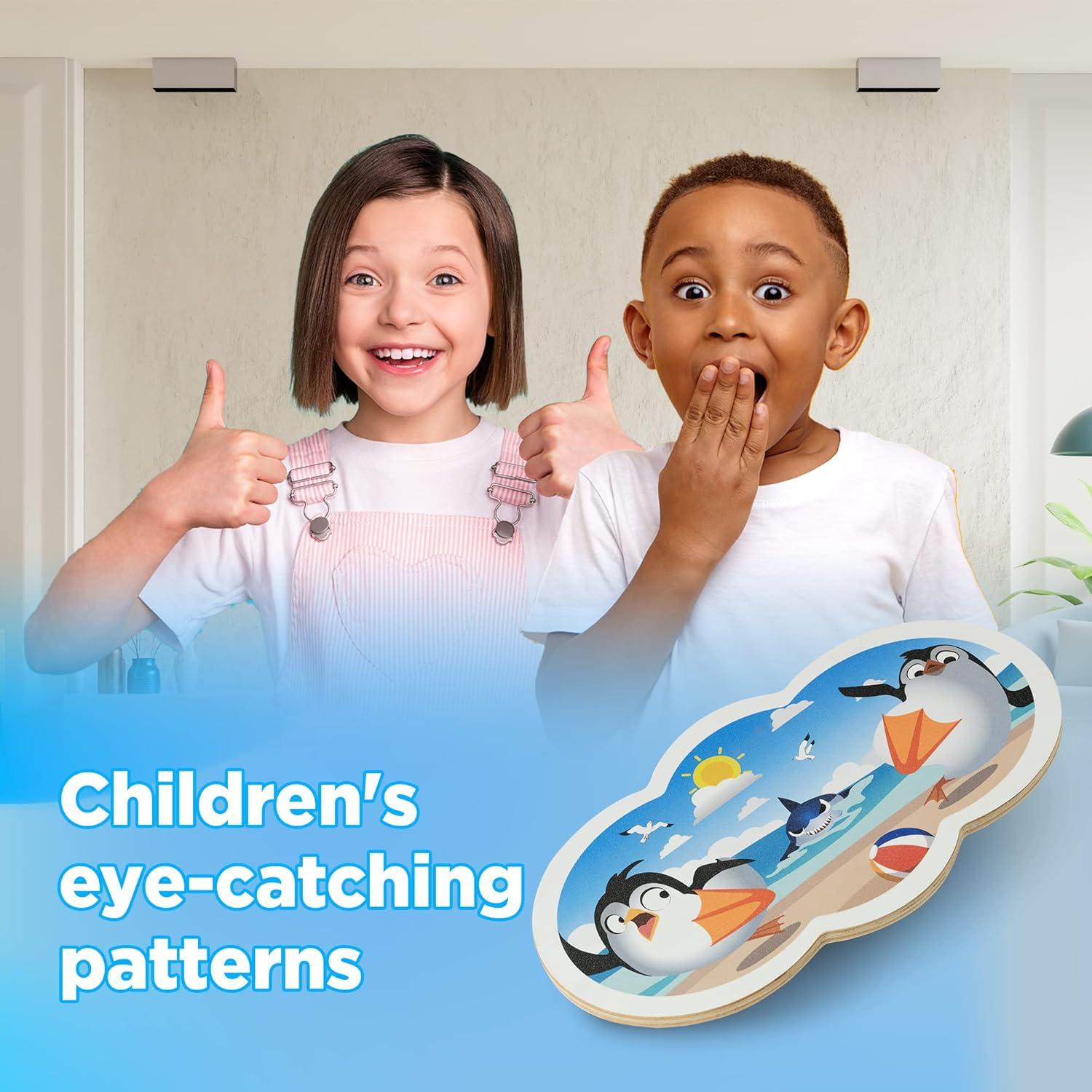 Tabla de Equilibrio de Madera INFIDEZ para Niños 40.6x25.4cm