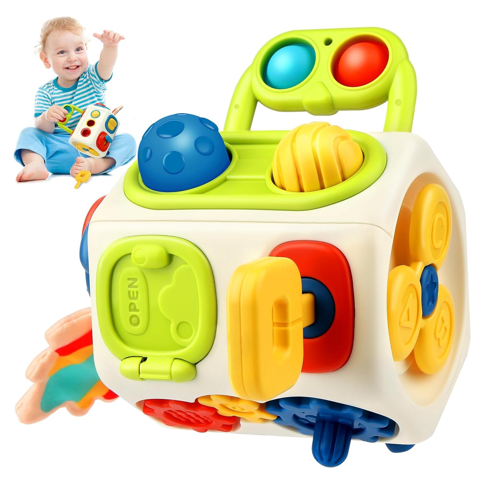 Cubo Sensorial 10 en 1 Vanmor para Niños 18+ Meses