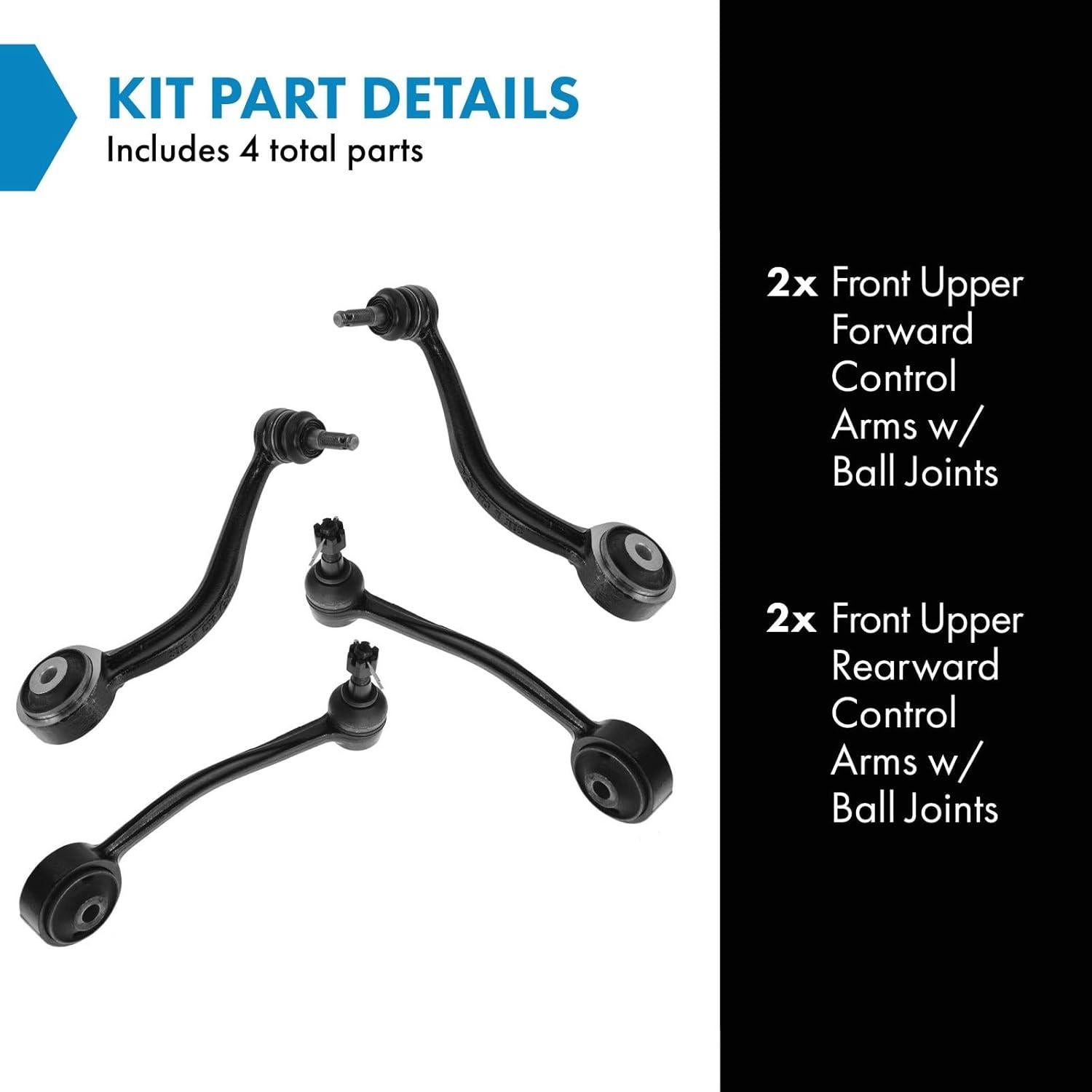 Conjunto de Brazo de Control TRQ PSA62480 4 Piezas Hyundai