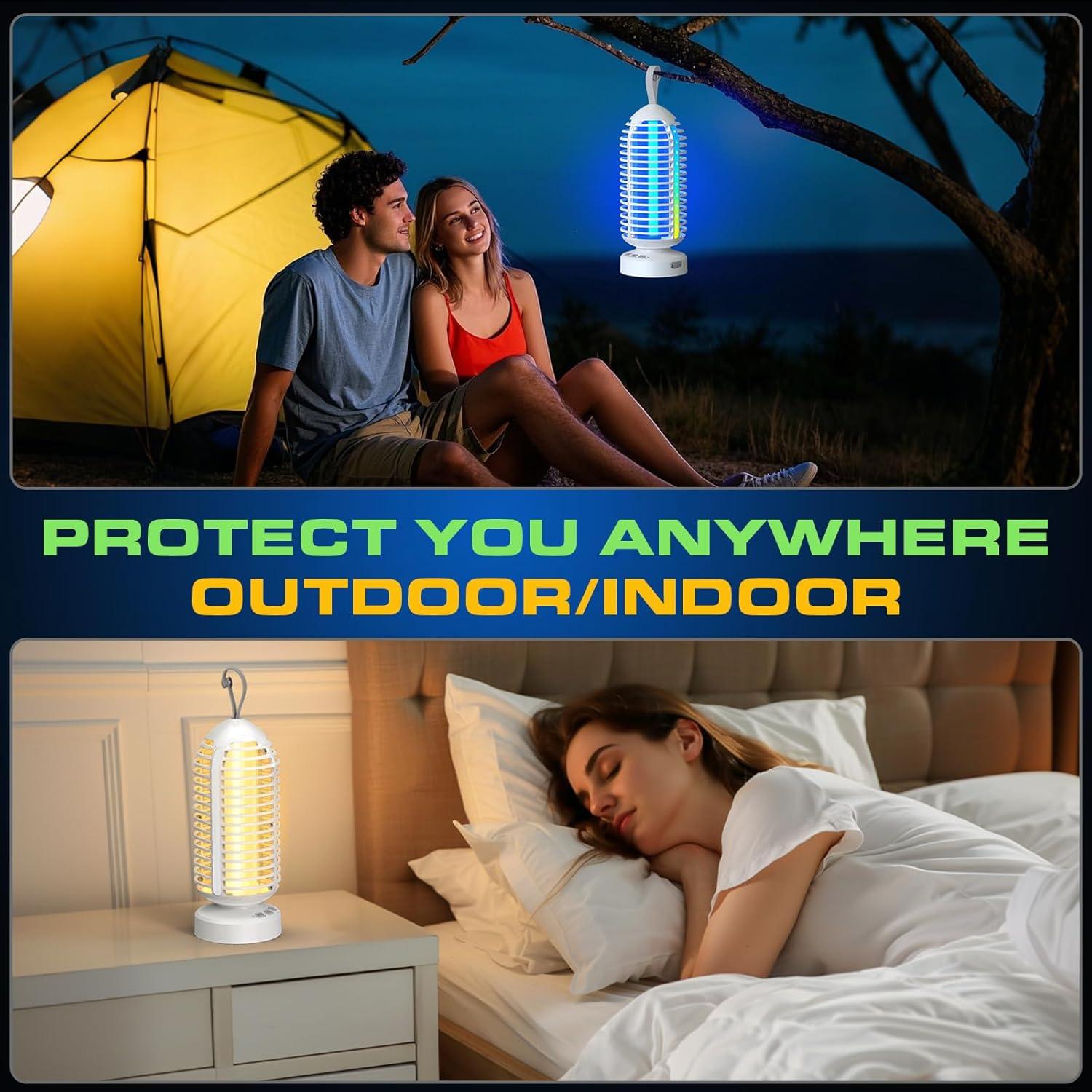 Zapper de Insectos Zwiran 4000mAh Recargable Impermeable