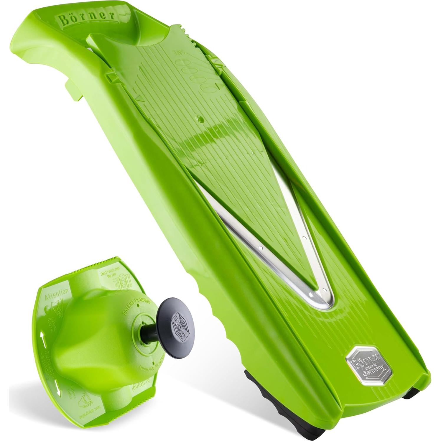 Mandolina Cortadora Börner V5 Verde - Cuchilla V Acero Inoxidable