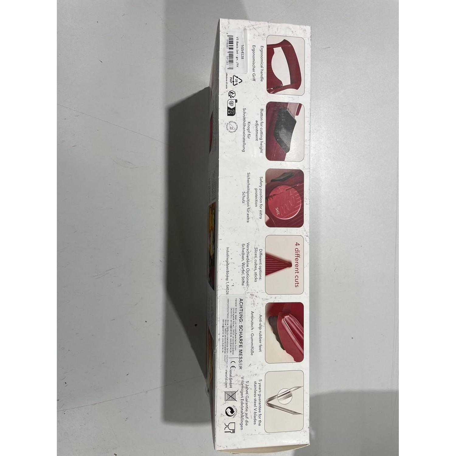 Mandolina Cortadora Börner V5 Verde - Cuchilla V Acero Inoxidable