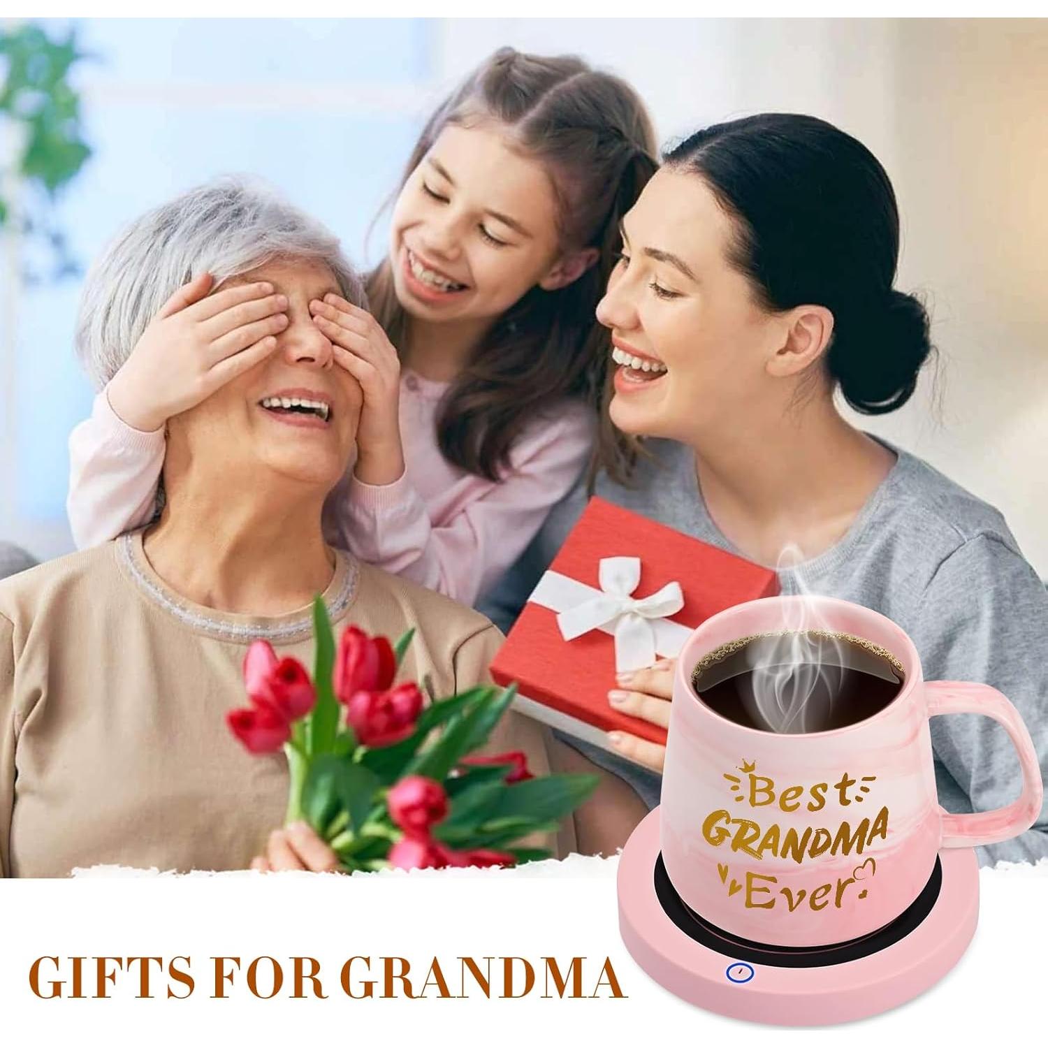 Calentador de Taza de Café Waipfaru Mejor Abuela Nunca 400ml