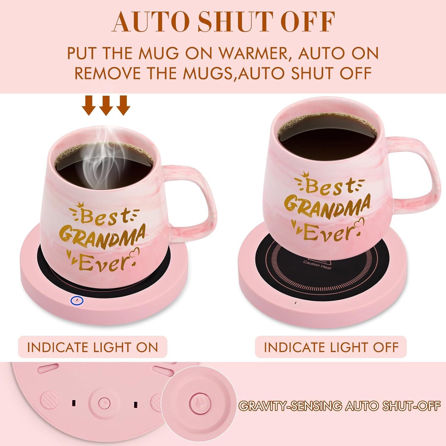 Calentador de Taza de Café Waipfaru Mejor Abuela Nunca 400ml