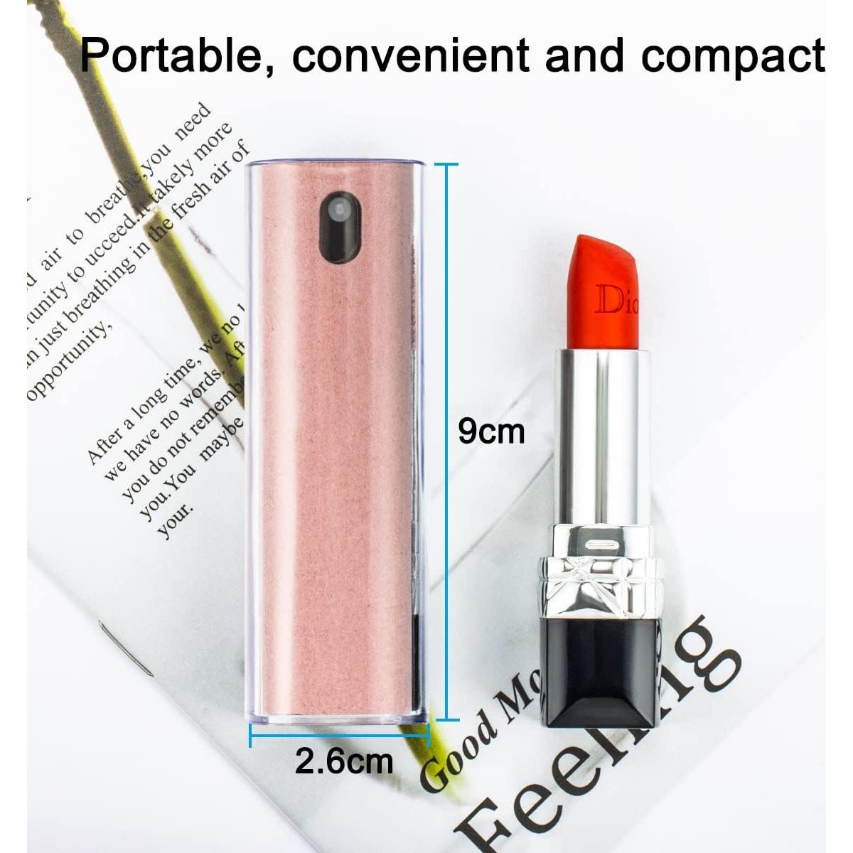 Spray Limpiador de Pantallas walrfid 10ml + Paño Microfibra Rosa