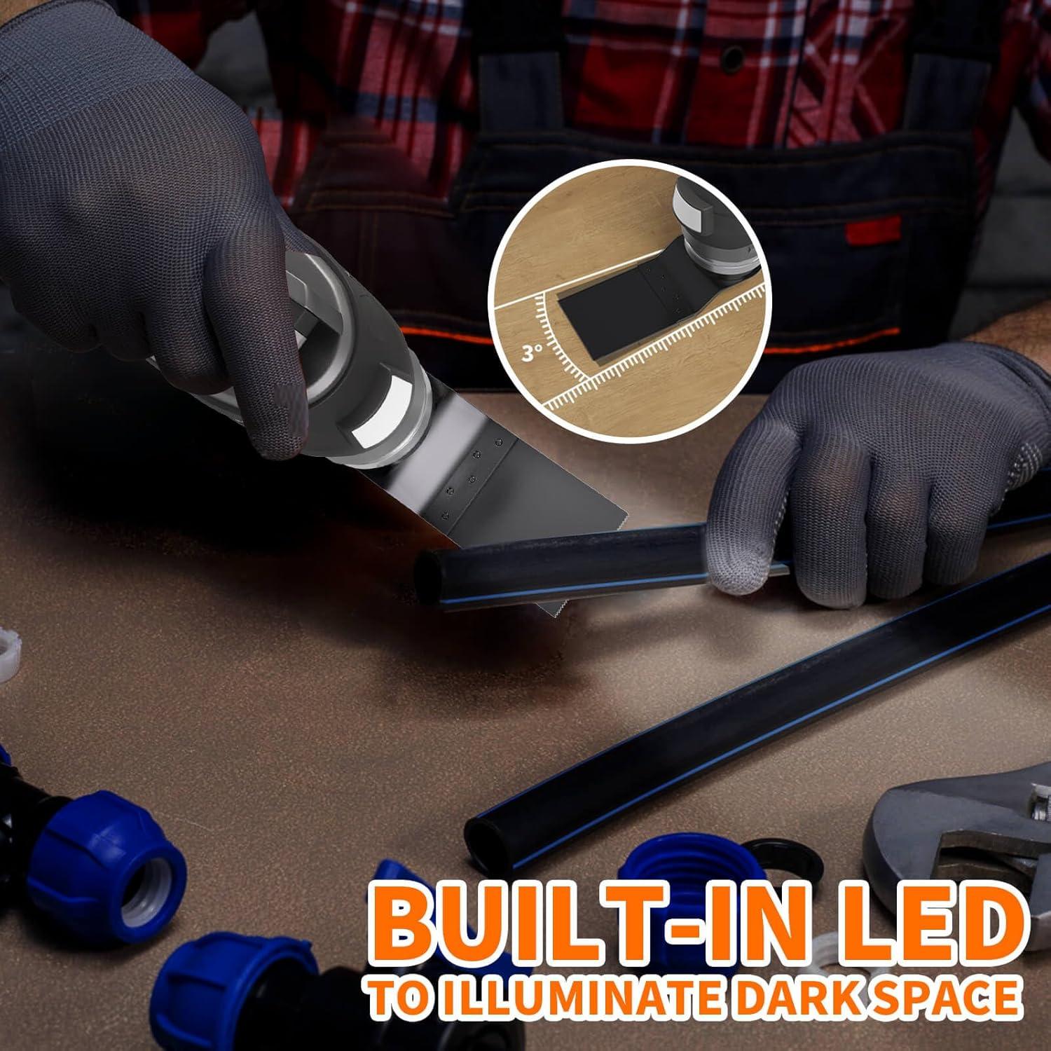 Herramienta Oscilante Inalámbrica ENERTWIST 6 Velocidades LED