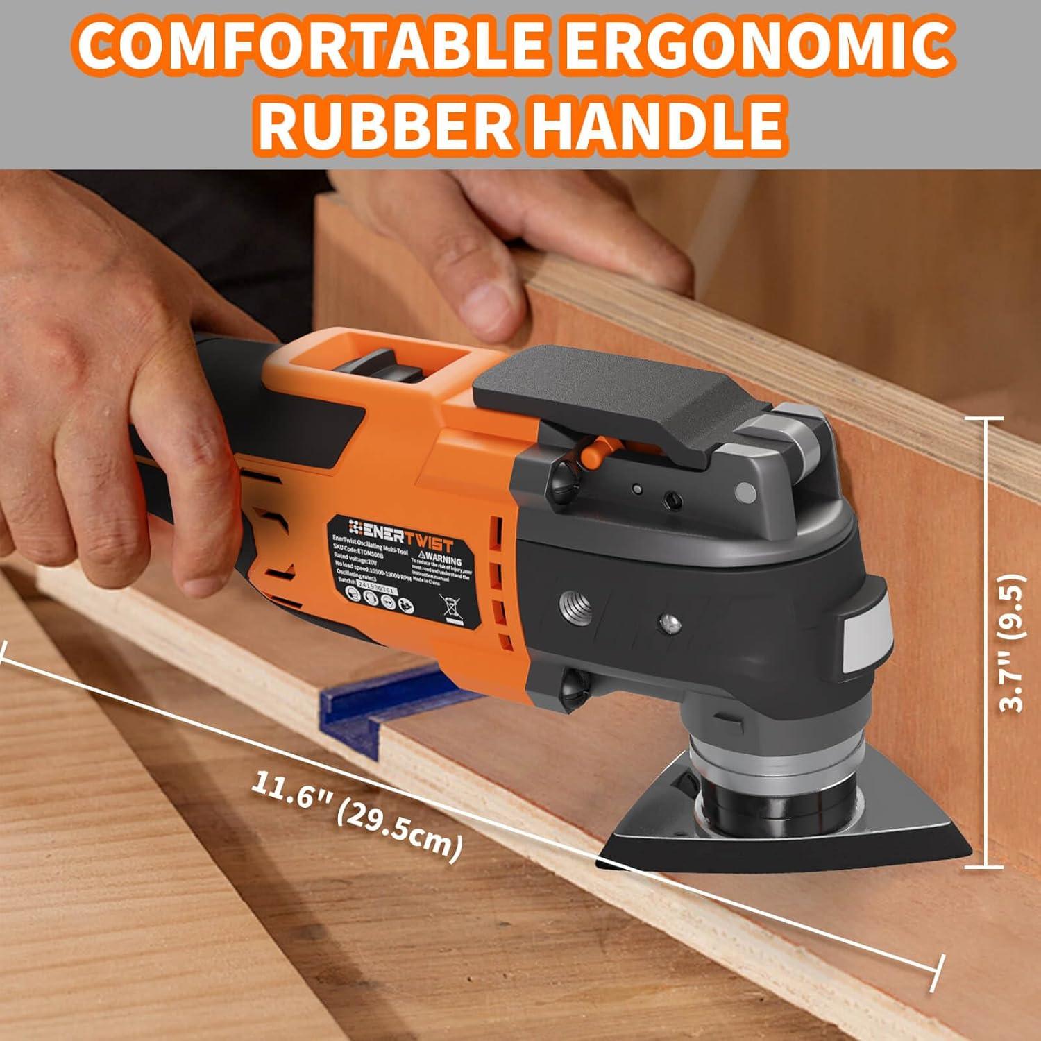 Herramienta Oscilante Inalámbrica ENERTWIST 6 Velocidades LED