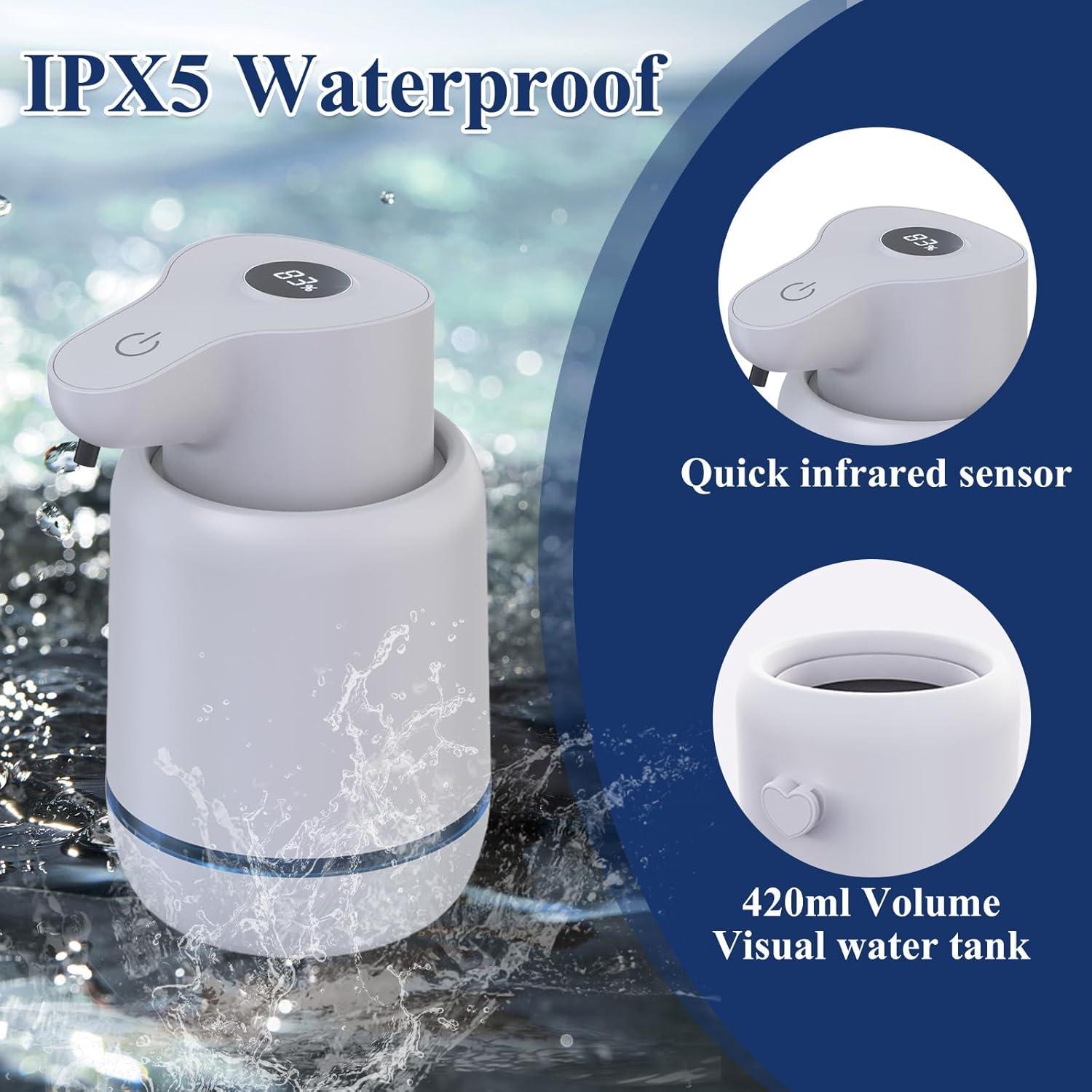 Dispensador Automático de Jabón Líquido ZOVEXUP 420ml Sin Contacto