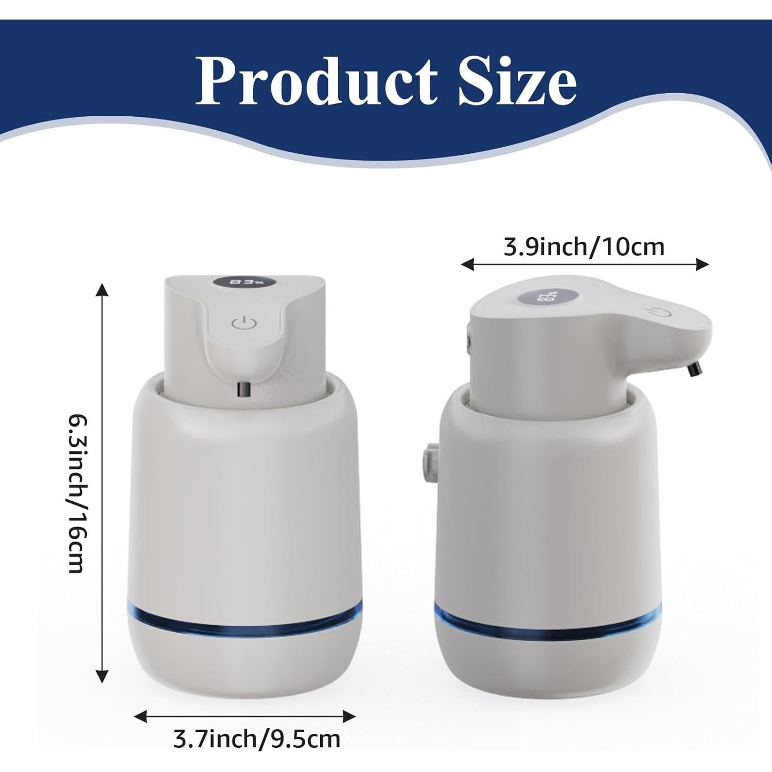 Dispensador Automático de Jabón Líquido ZOVEXUP 420ml Sin Contacto