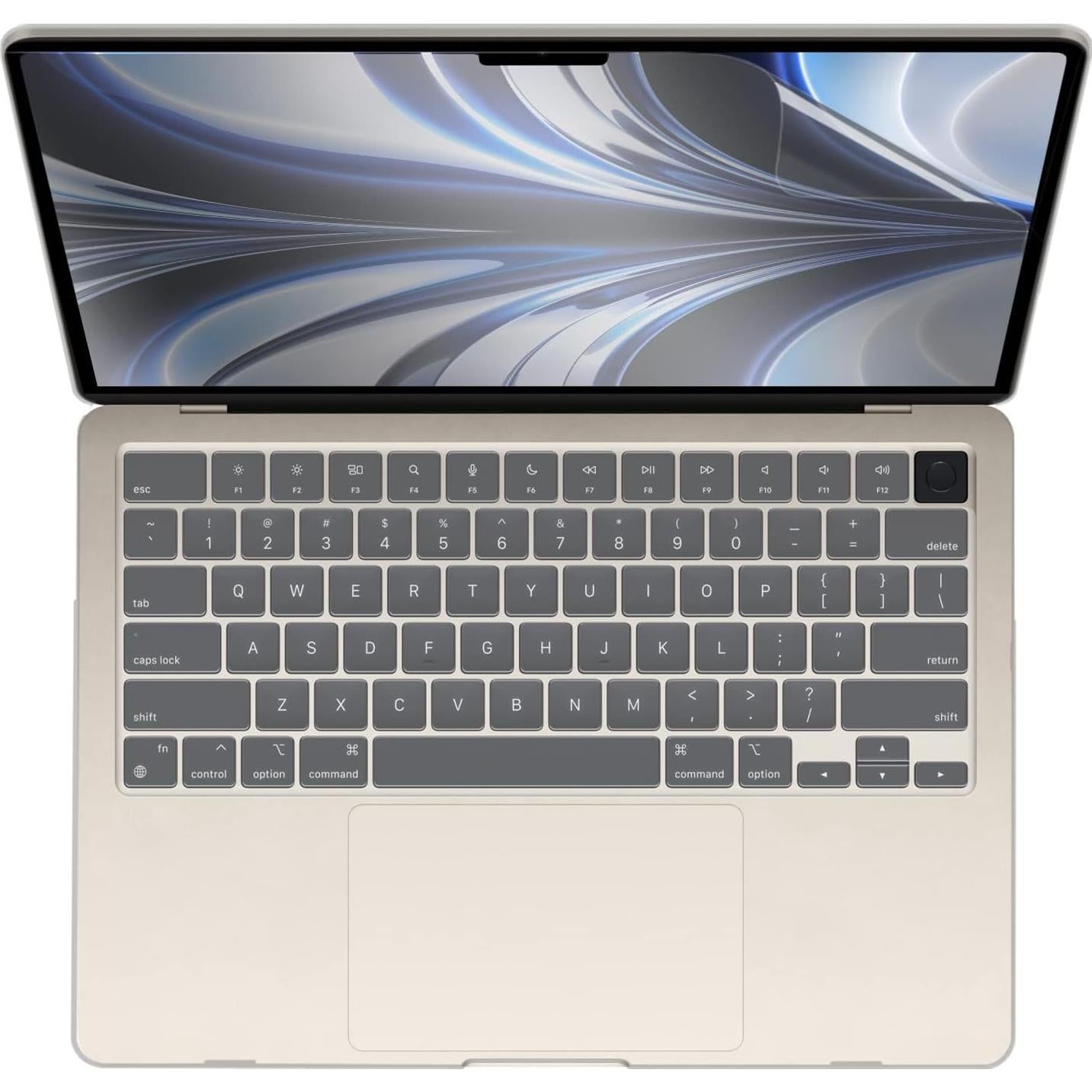 Funda IBENZER para MacBook Air 13.6 M2 M3 M4 Transparente