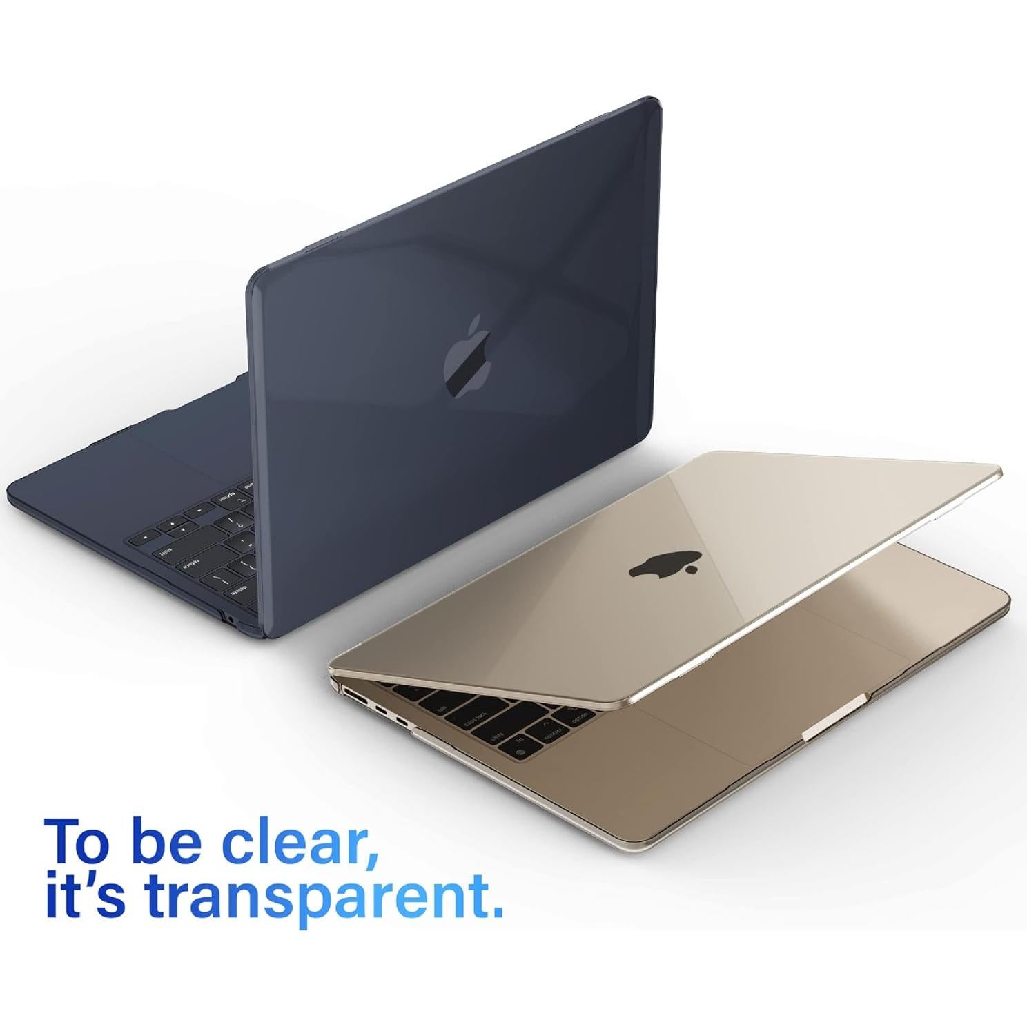 Funda IBENZER para MacBook Air 13.6 M2 M3 M4 Transparente