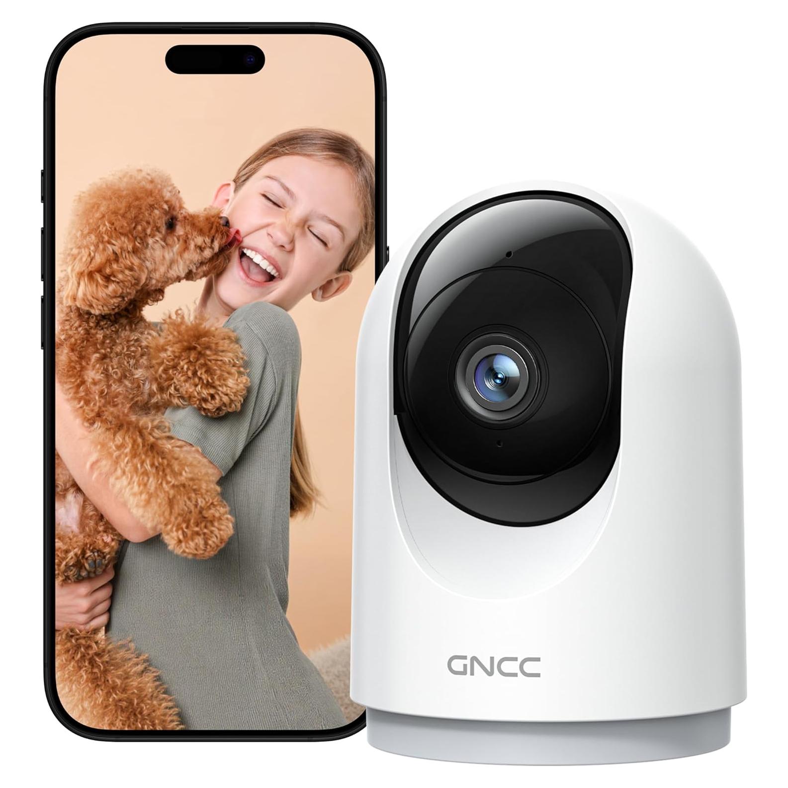 Cámara de Seguridad Interior GNCC 2K con Visión Nocturna