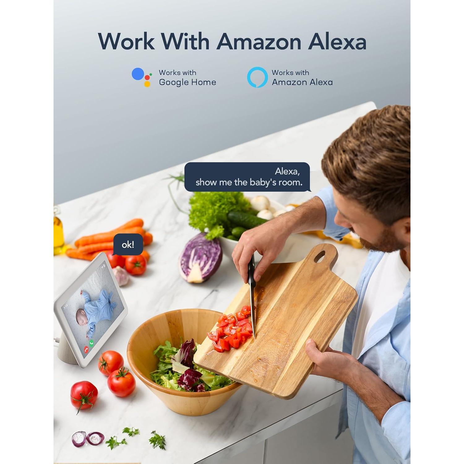 Cámara de Seguridad Interior GNCC 2K con Visión Nocturna