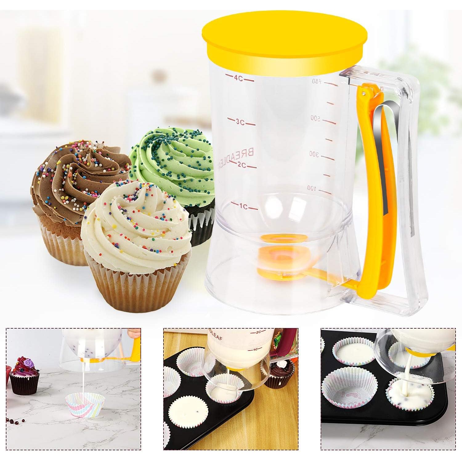 Separador de Masa BBSTARZ Naranja 900ml Herramienta Repostería