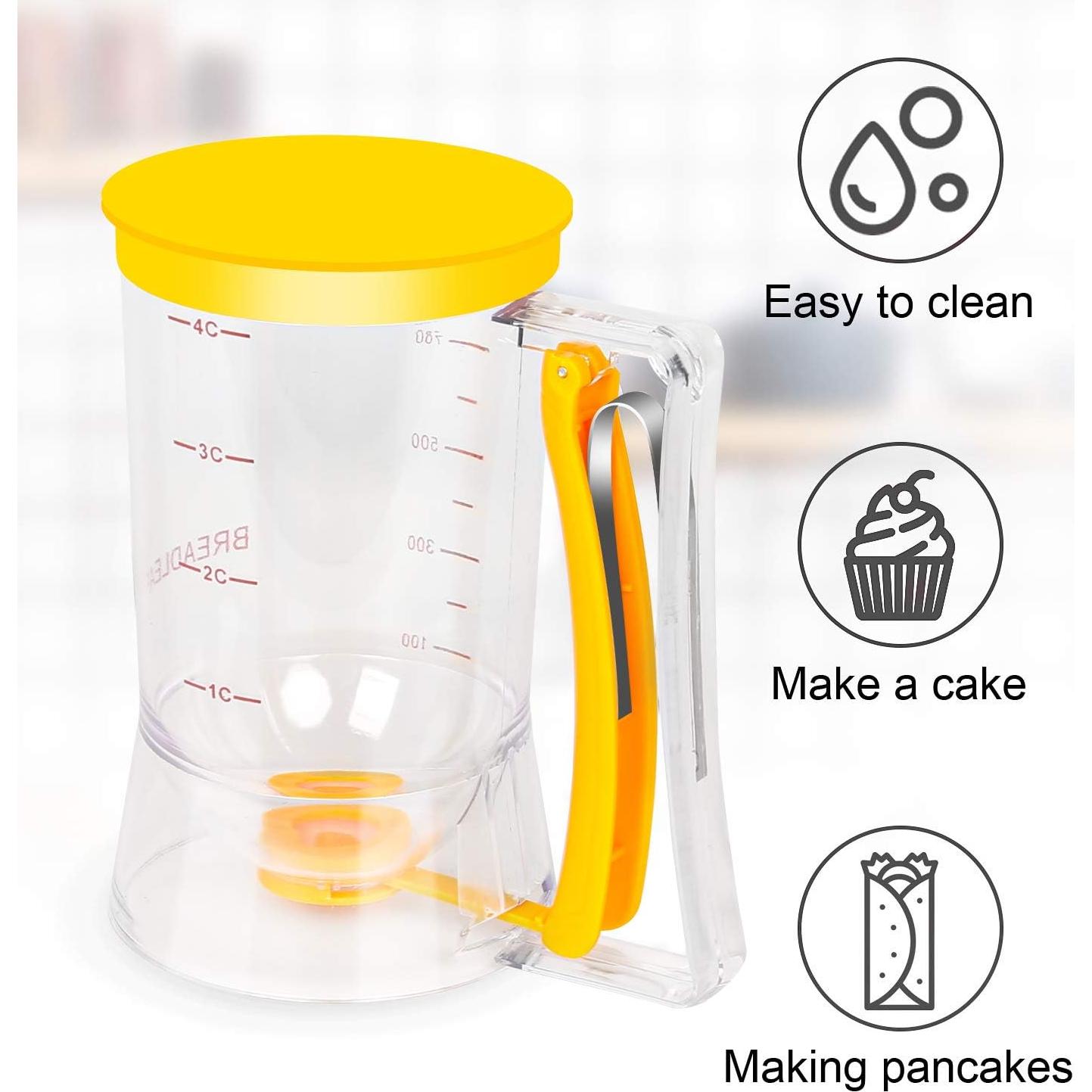 Separador de Masa BBSTARZ Naranja 900ml Herramienta Repostería