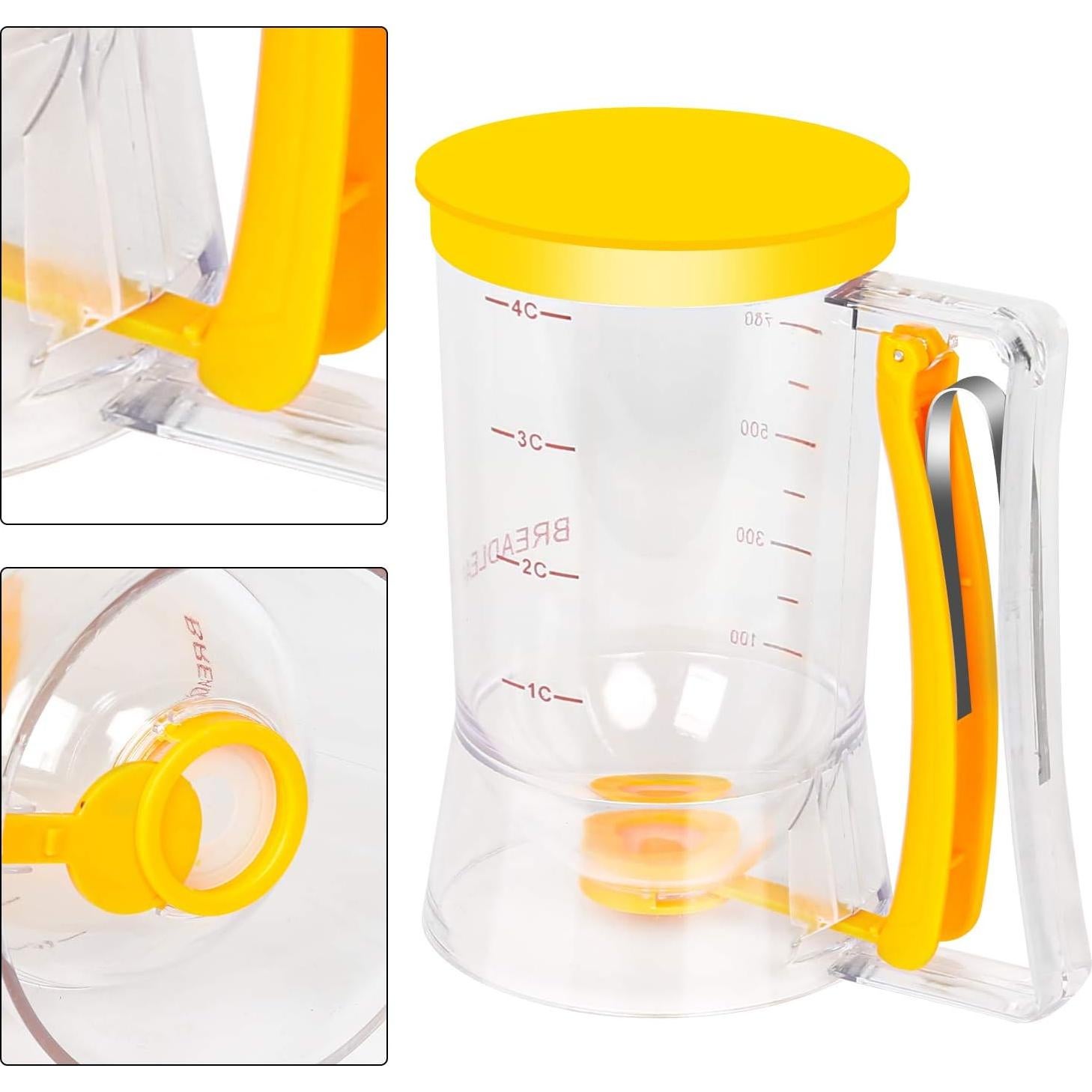 Separador de Masa BBSTARZ Naranja 900ml Herramienta Repostería