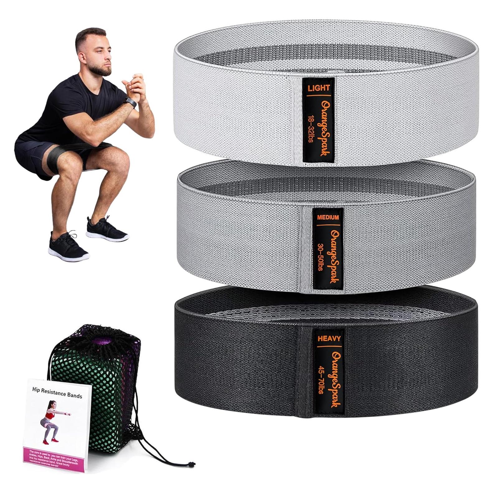 Bandas de Resistencia OrangeSpark - Set de 3 para Entrenamiento