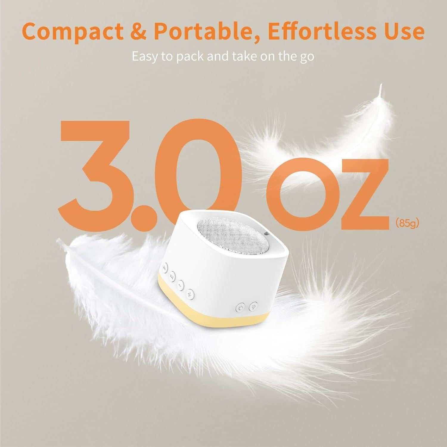 Máquina de Sonido Portátil Homebest USHB-HS03 con Luz Nocturna