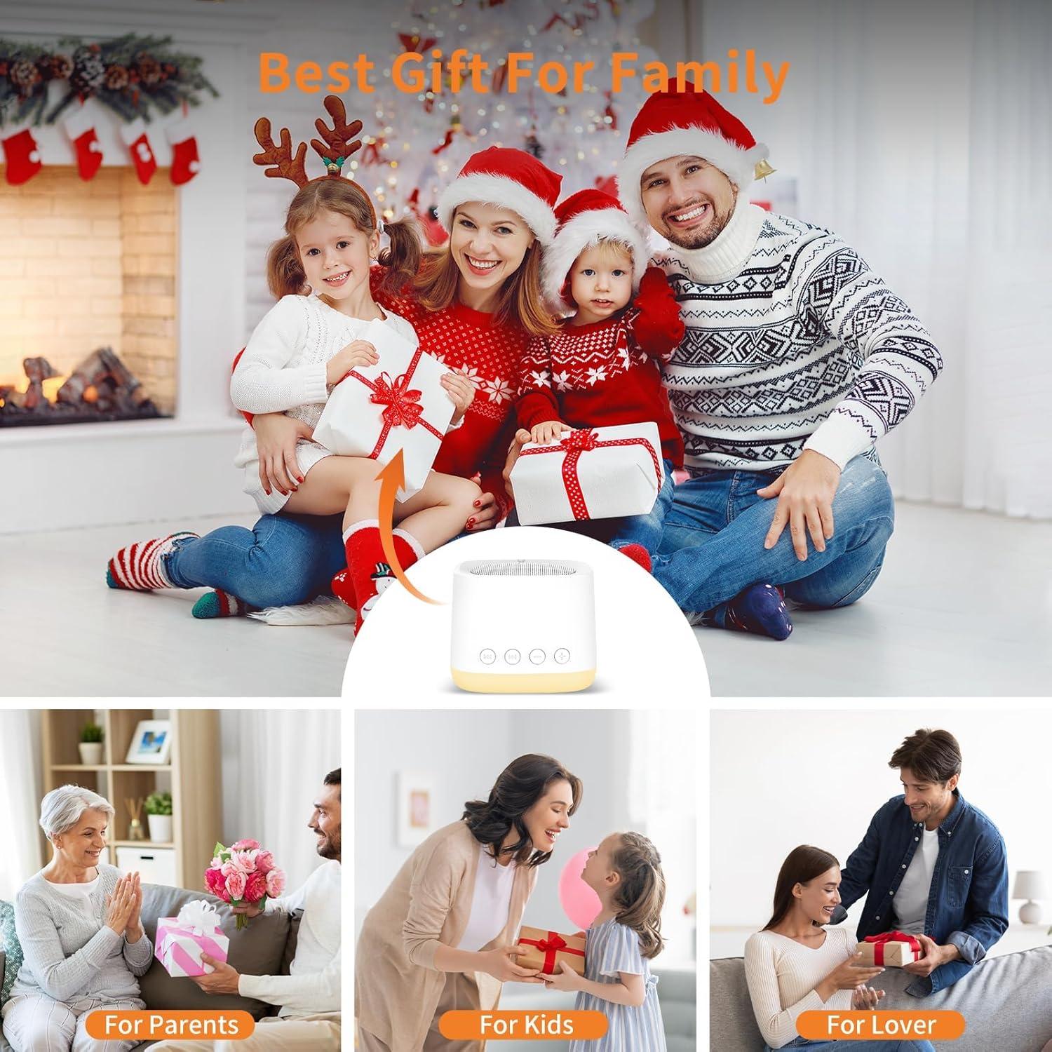 Máquina de Sonido Portátil Homebest USHB-HS03 con Luz Nocturna