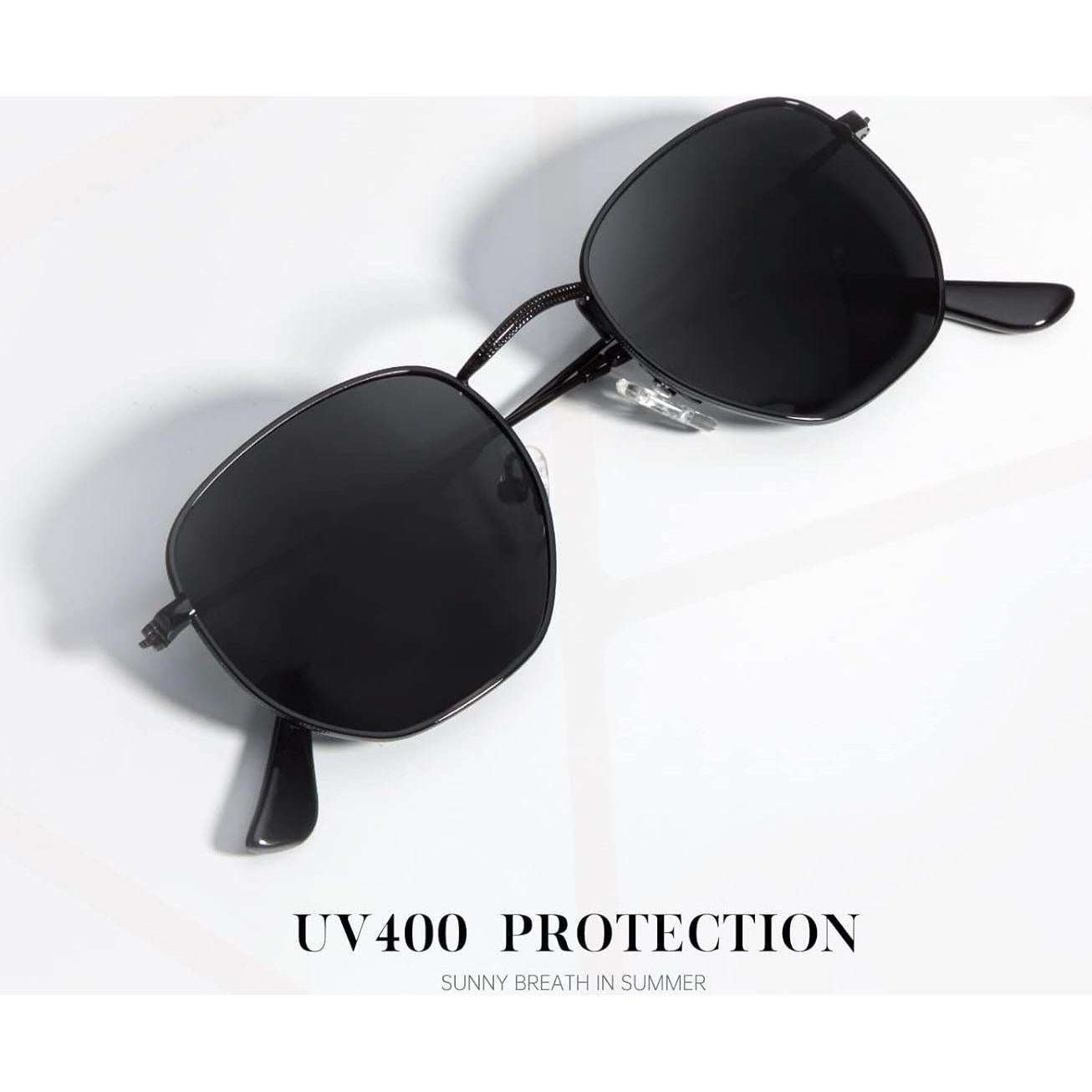 Gafas de sol KALIYADI unisex hexagonales polarizadas UV400