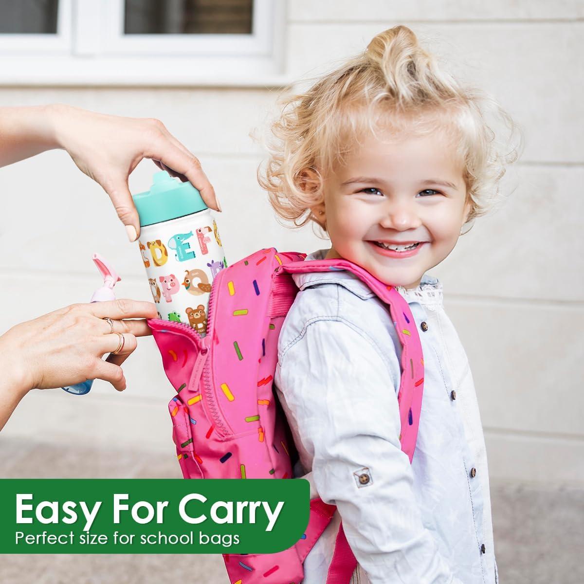 Botella de Agua SANDJEST 354ml Acero Inoxidable para Niños