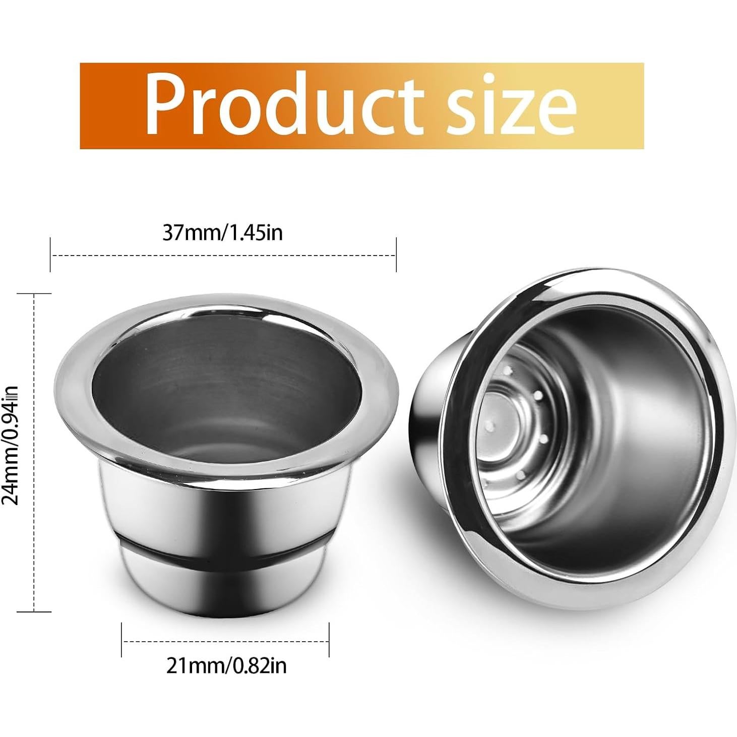 Cápsulas Reutilizables ZOCOVHI para Espresso Nespresso 6pcs