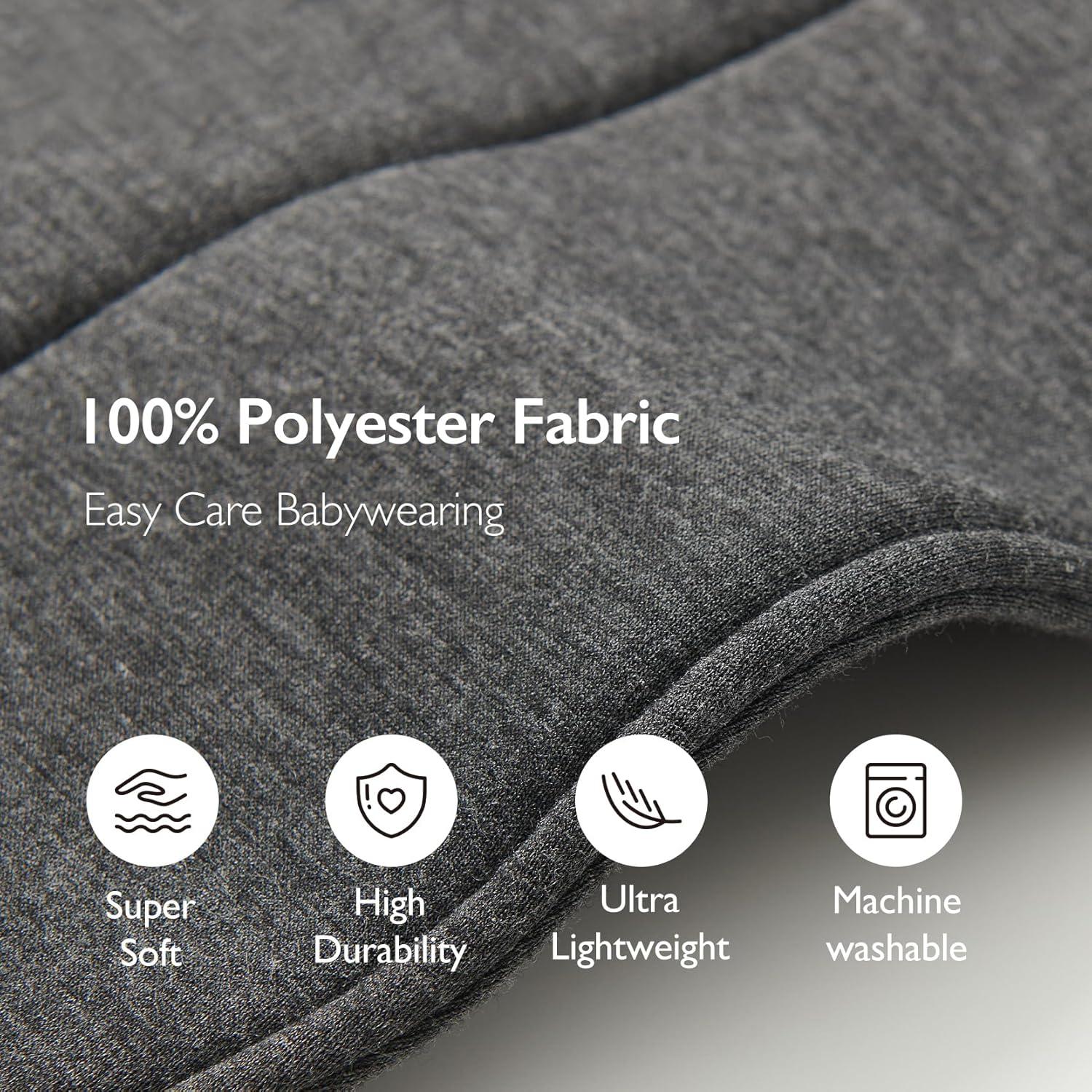 Portabebés Topmeta Gris Oscuro Ergonómico 3-11 kg