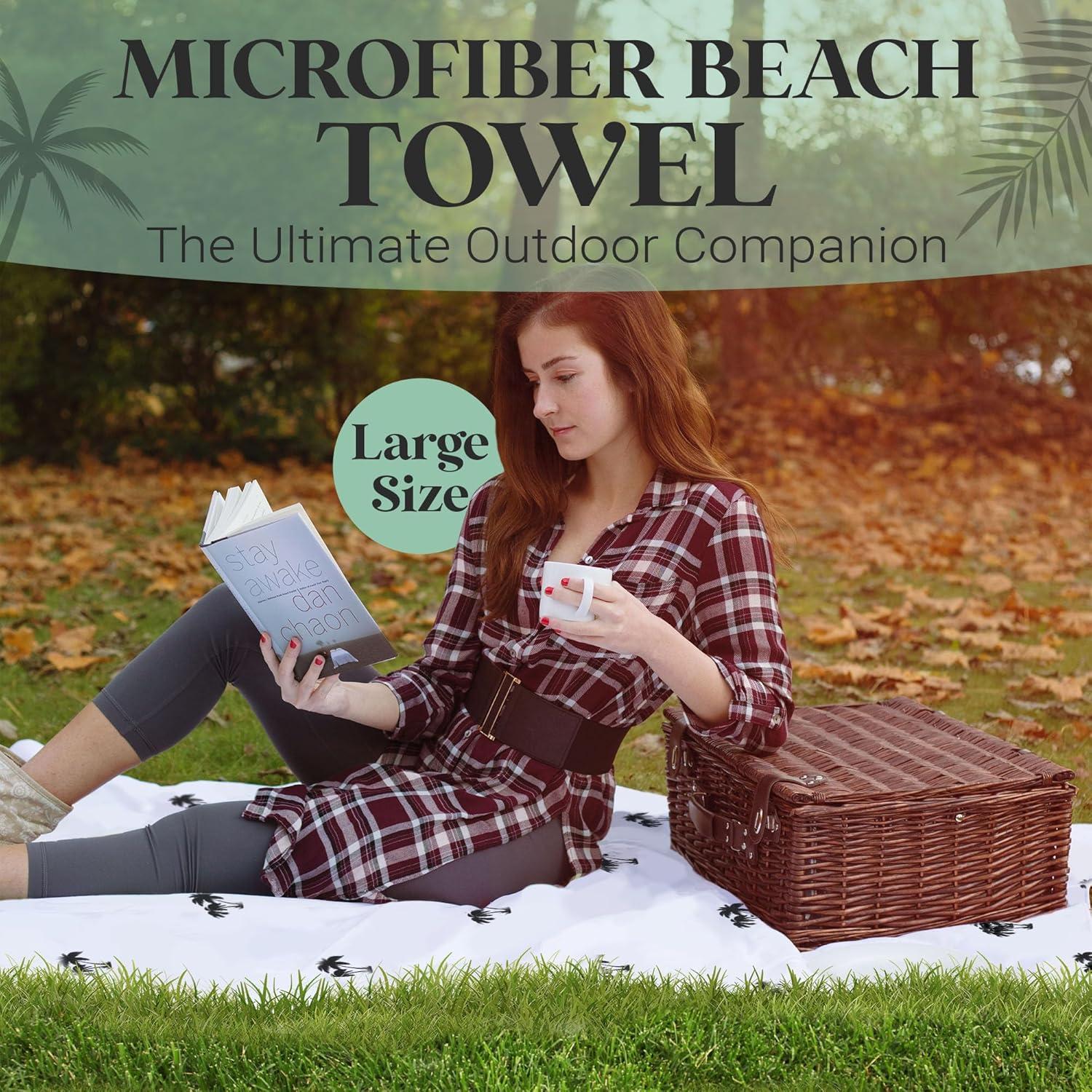 Toalla de Playa Grande Bdsign Microfibra 185x91 cm Secado Rápido