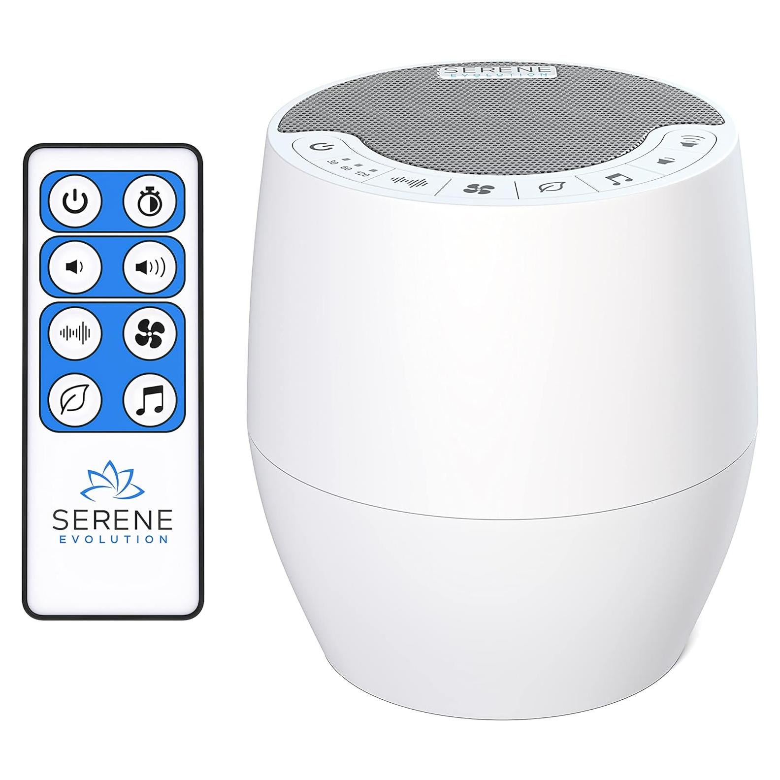 Máquina de Ruido Blanco Serene Evolution 60 Sonidos - Control Remoto