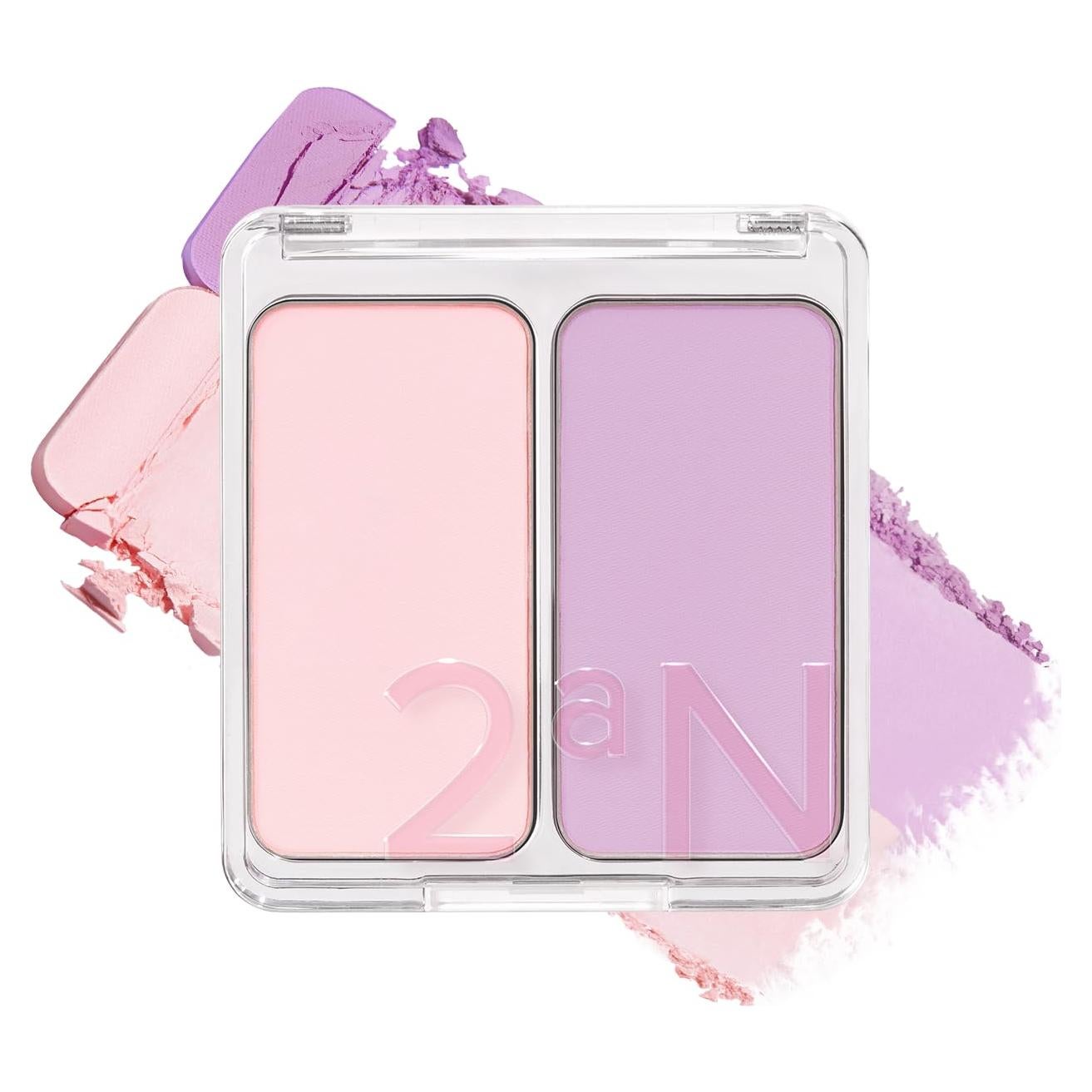 Rubor Facial Doble Color 42.52g 01 Algodón de Azúcar Violeta