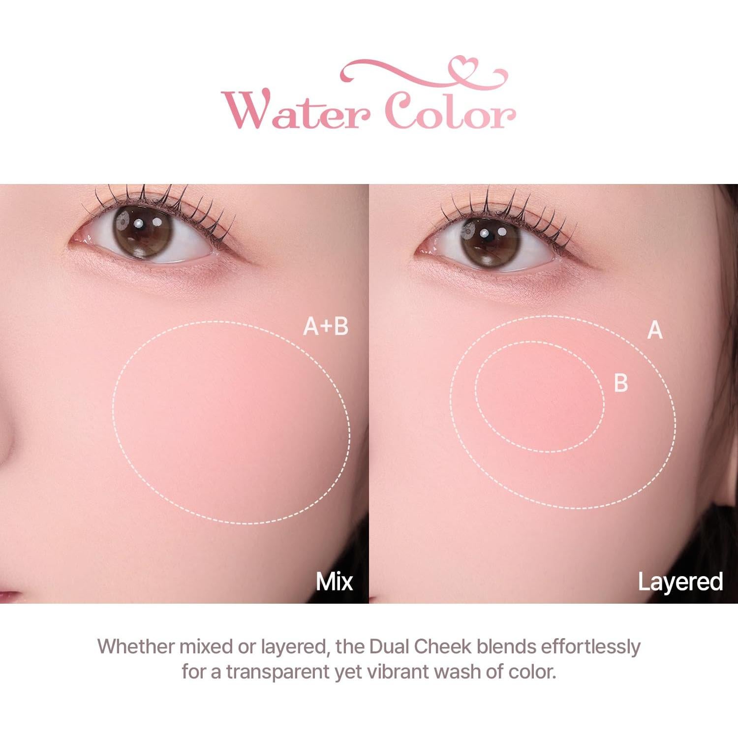 Rubor Facial Doble Color 42.52g 01 Algodón de Azúcar Violeta