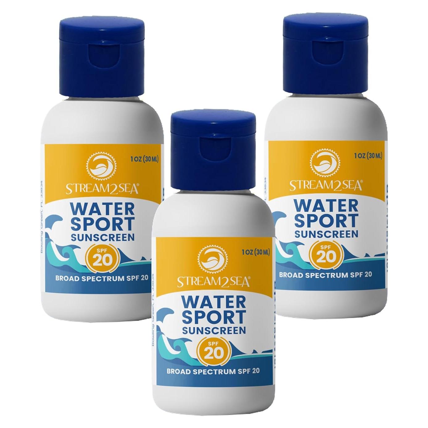 Protector Solar Mineral Stream2Sea SPF 20 Biodegradable 3x30ml