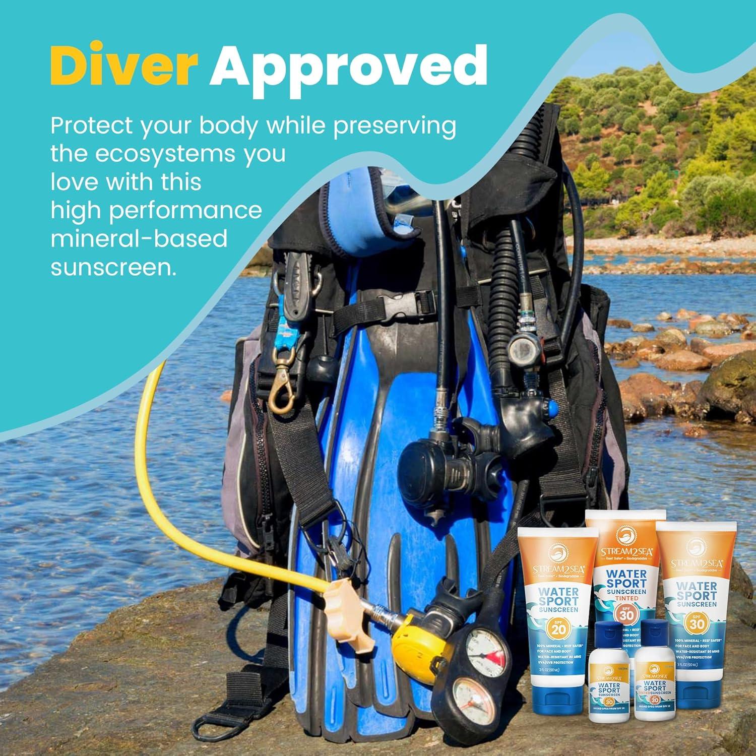 Protector Solar Mineral Stream2Sea SPF 20 Biodegradable 3x30ml