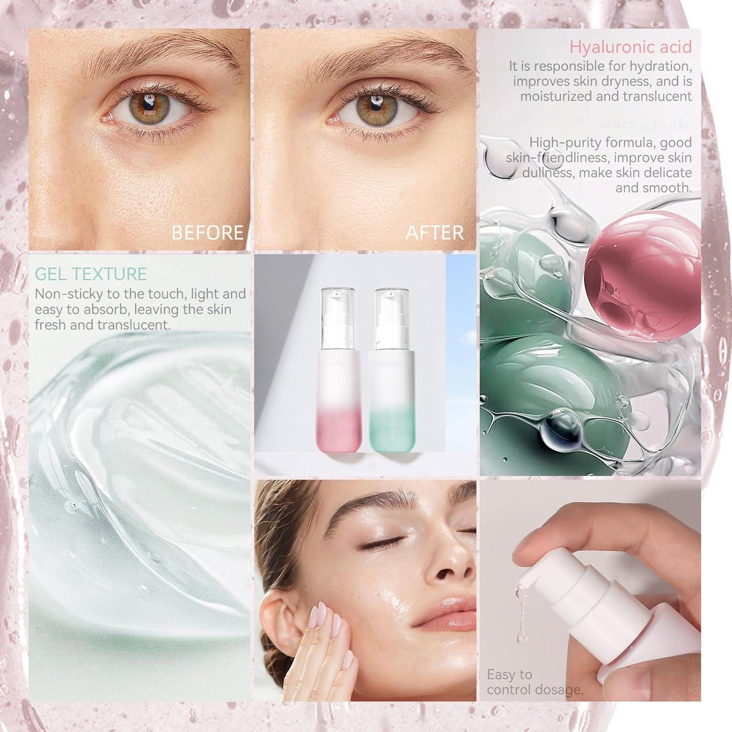 Primer Hidratante de Larga Duración Rosa - Maquillaje Suave