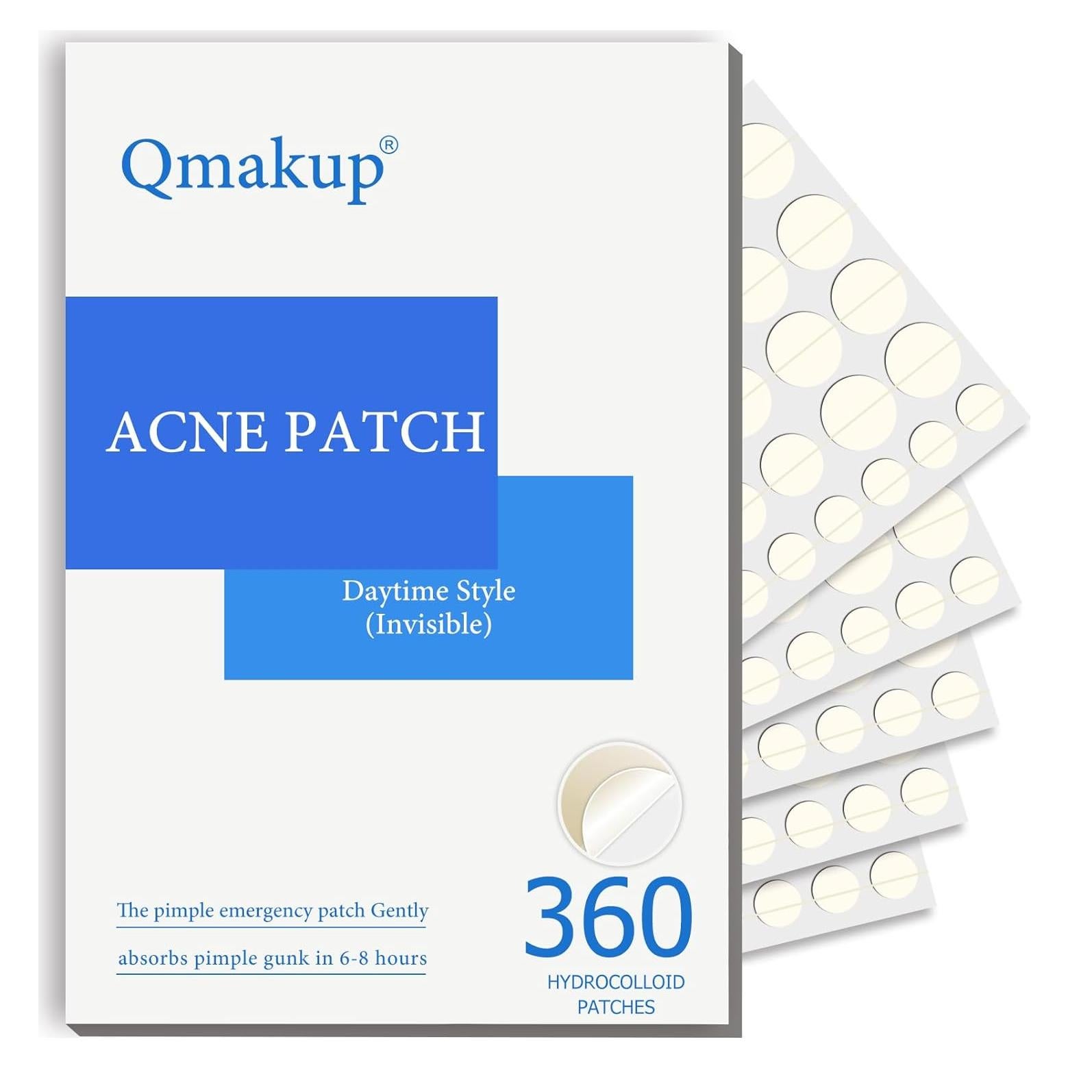 Parches Hidrocoloides para Granos Qmakup - 360 Unidades