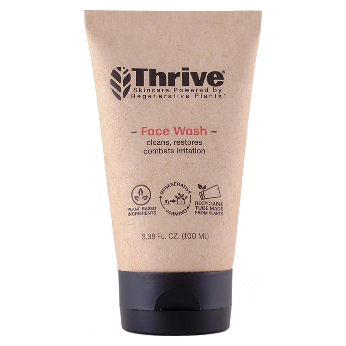 Gel Limpiador Facial Thrive Natural Care 100 ml - Vegano y Suave