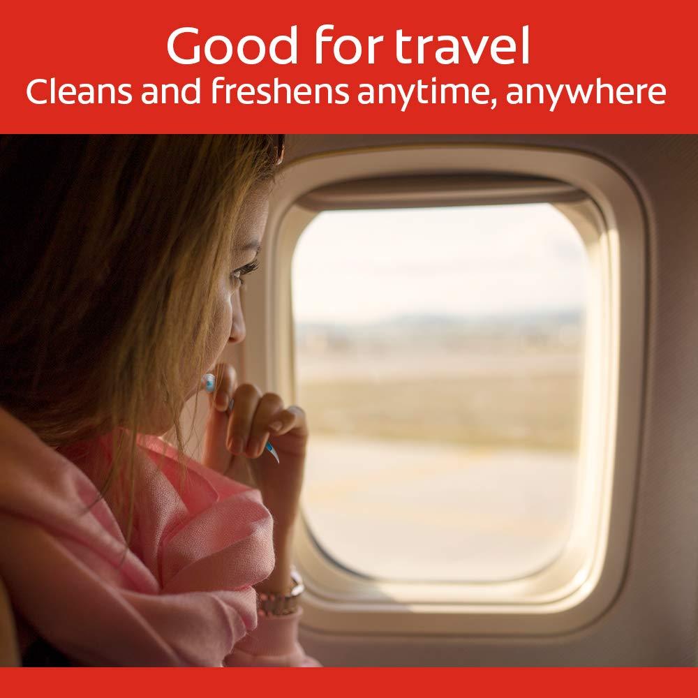 Cepillo de Dientes Desechable Mini Colgate Optic White Menta 24 Unidades