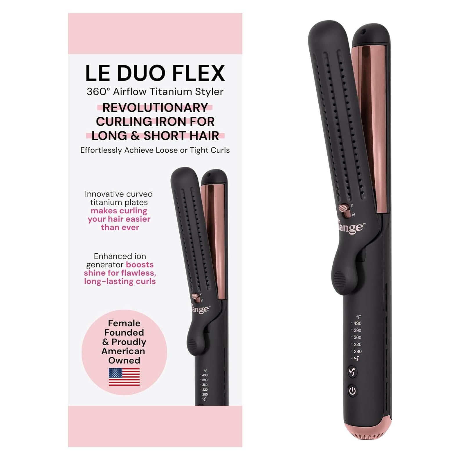 Plancha de Rizos L'ANGE HAIR Flex 360° Titanium 0.72kg
