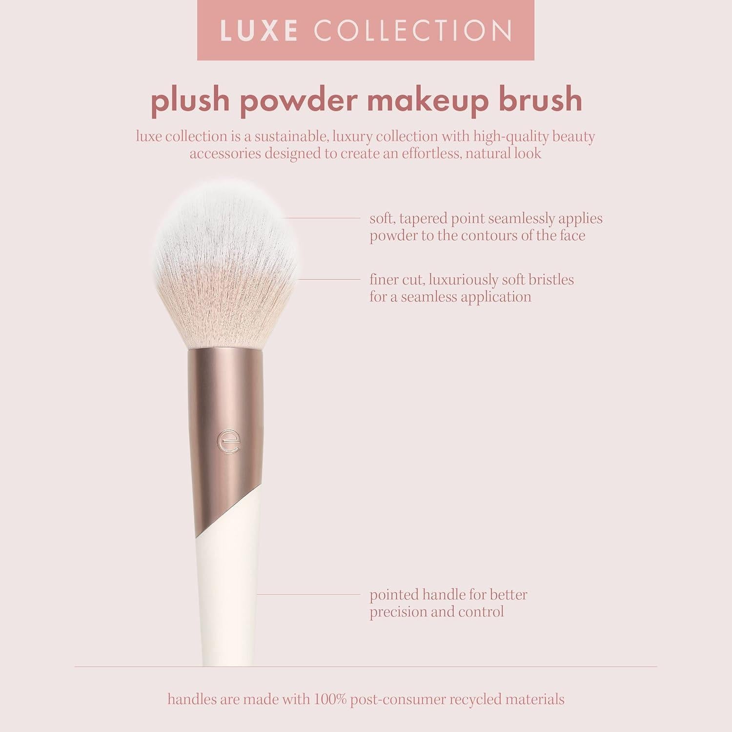 Brocha de Maquillaje en Polvo EcoTools Luxe Plush - Rosa