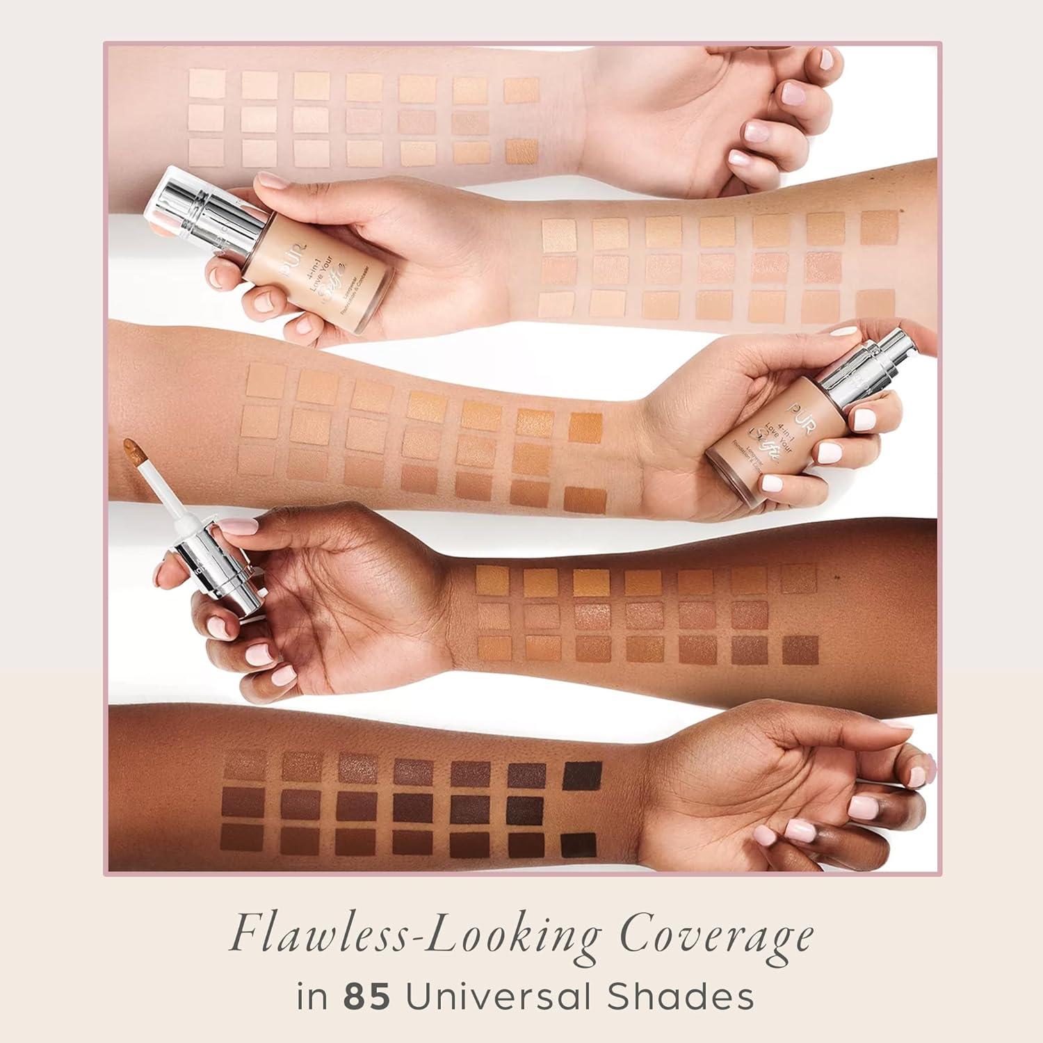 Base y Corrector 4-en-1 PUR Belleza - Larga Duración 90g