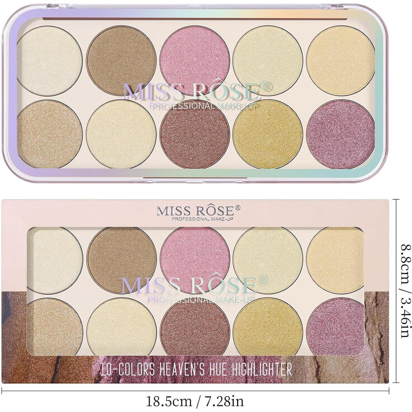 Paleta de Maquillaje Iluminador SPRINGSKY 10 Colores 132g