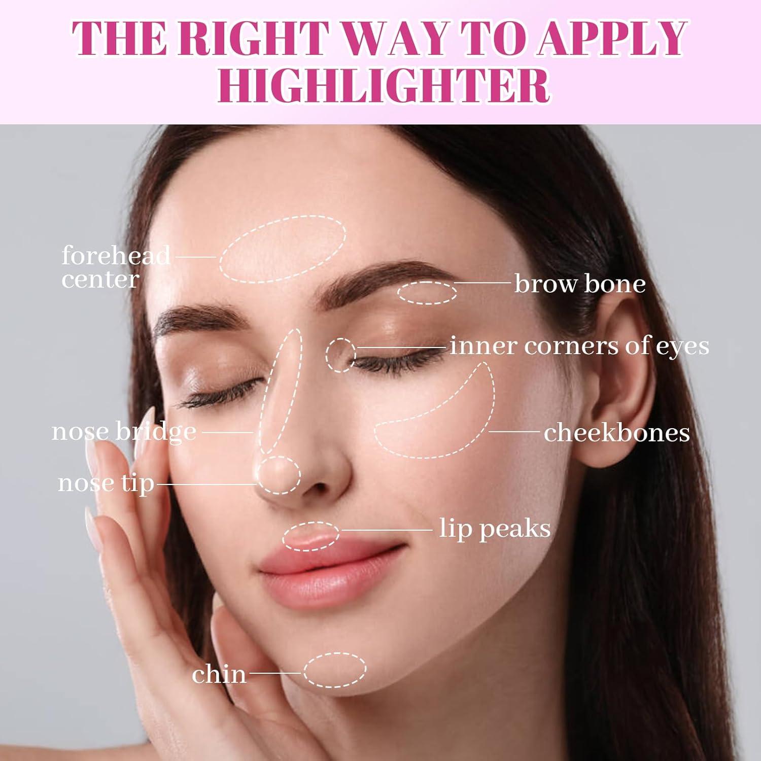 Paleta de Maquillaje Iluminador SPRINGSKY 10 Colores 132g