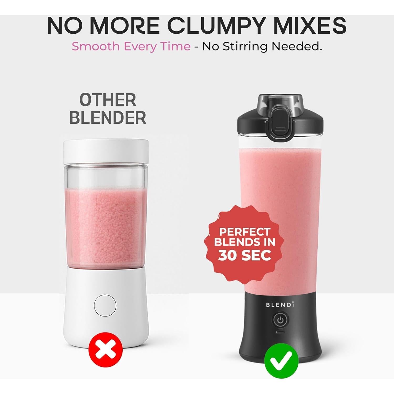 Licuadora Personal Recargable BLENDi X 24oz Libre de BPA