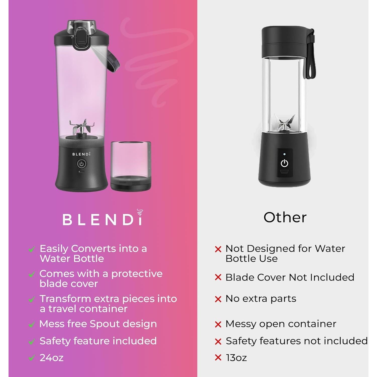 Licuadora Personal Recargable BLENDi X 24oz Libre de BPA